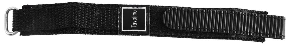 Klett-Uhrenarmband, schwarz, 14 mm