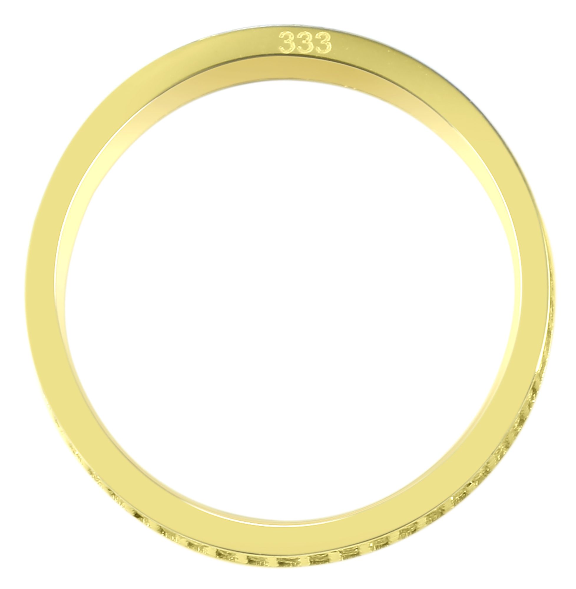 333/- Gold Ring "Sarina" mit Zirkoniabesatz, Gelbgold, 8 Karat, Gr. 52