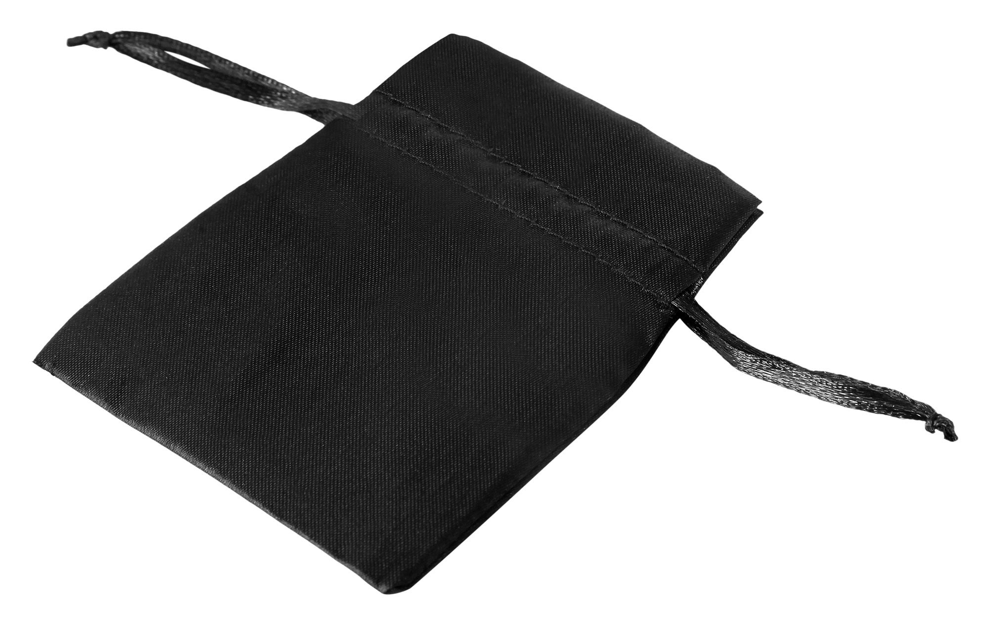 Schmuckbeutel aus Polyester, VE 50, schwarz, 15 x 20 cm