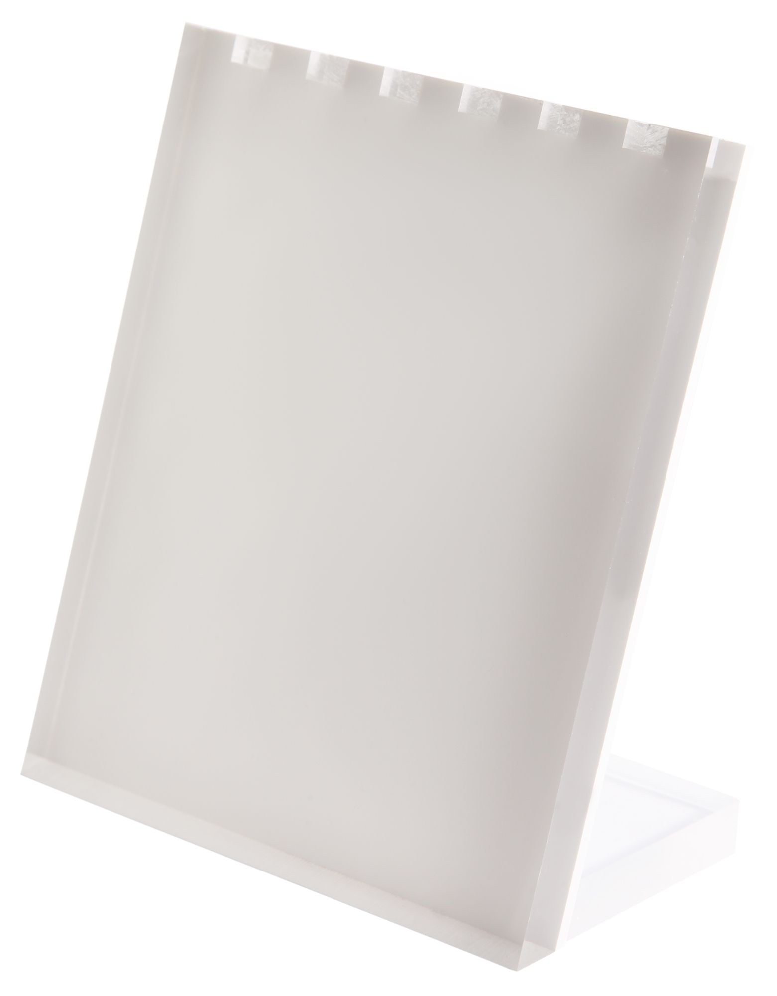Schmuckdisplay für Ketten, weiß (ohne Deko), Maße: 15 x 12 x 1,4cm
