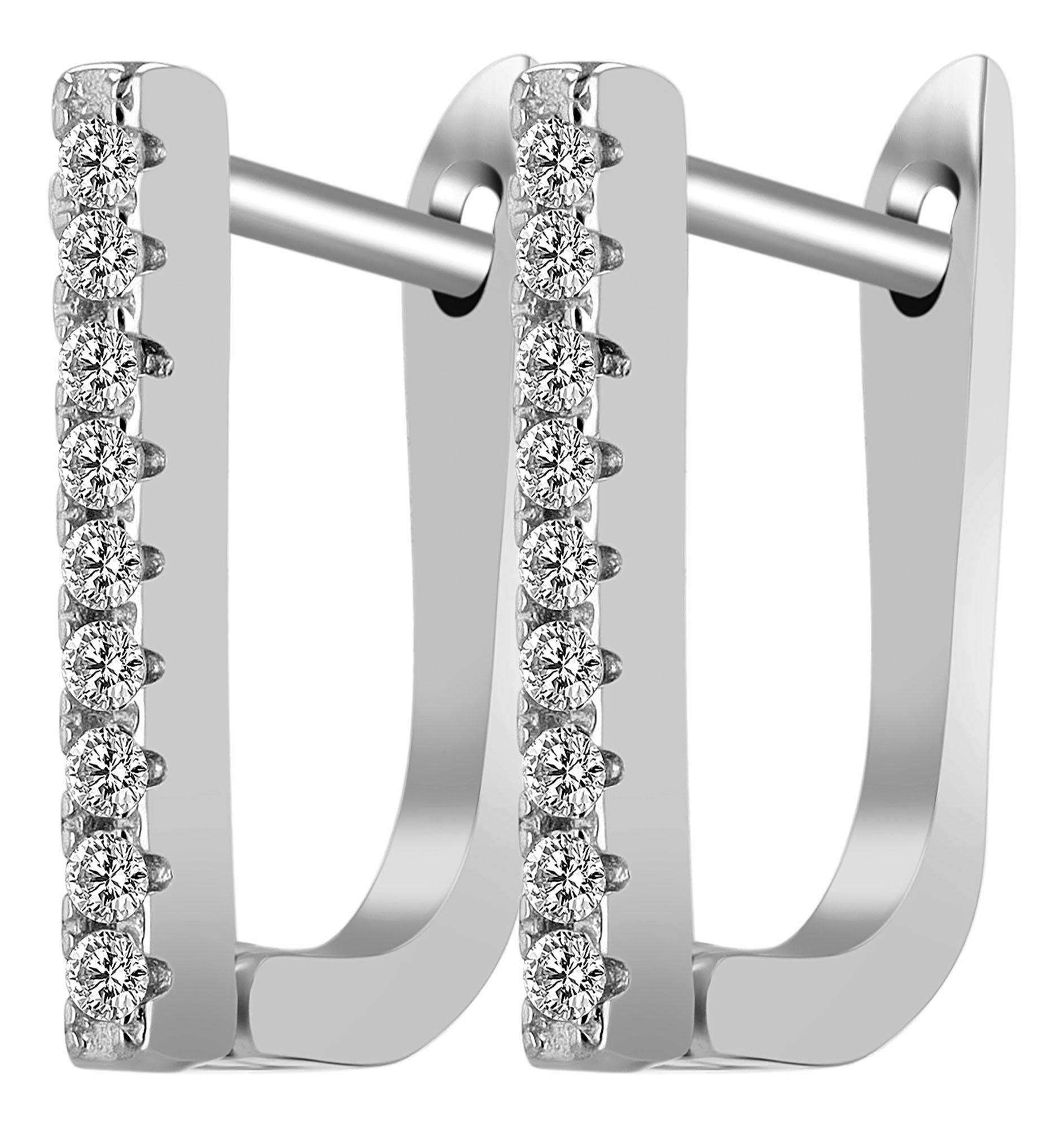 "Inkar" Creole aus 925/- Echt Silber, rhodiniert