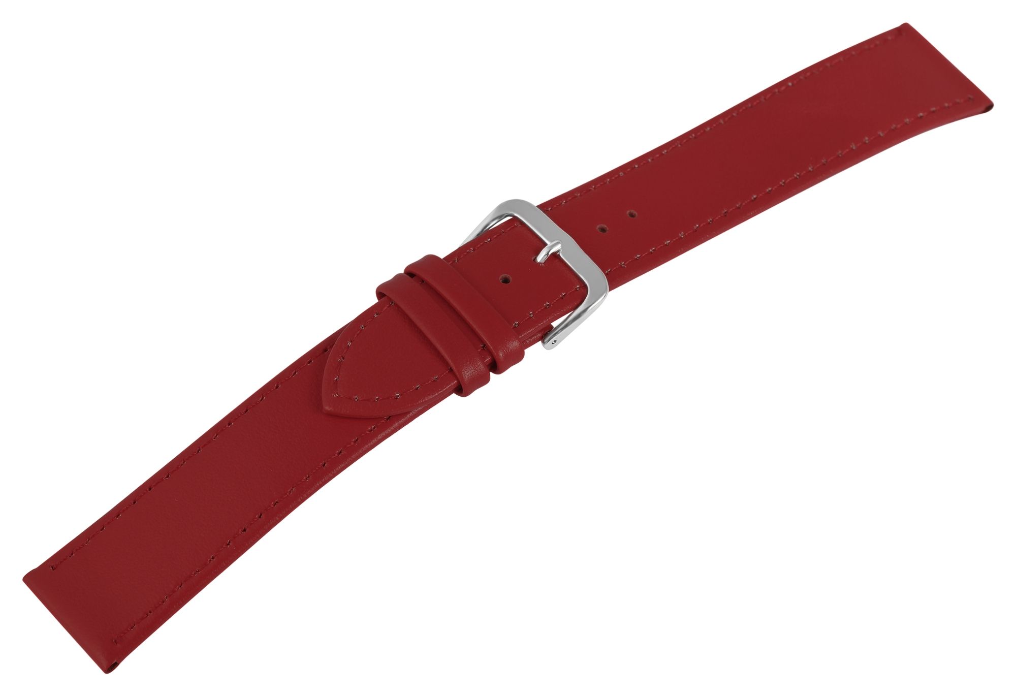 Echtleder-Uhrenarmbandset, XXL, VE 6, rot, 24 mm
