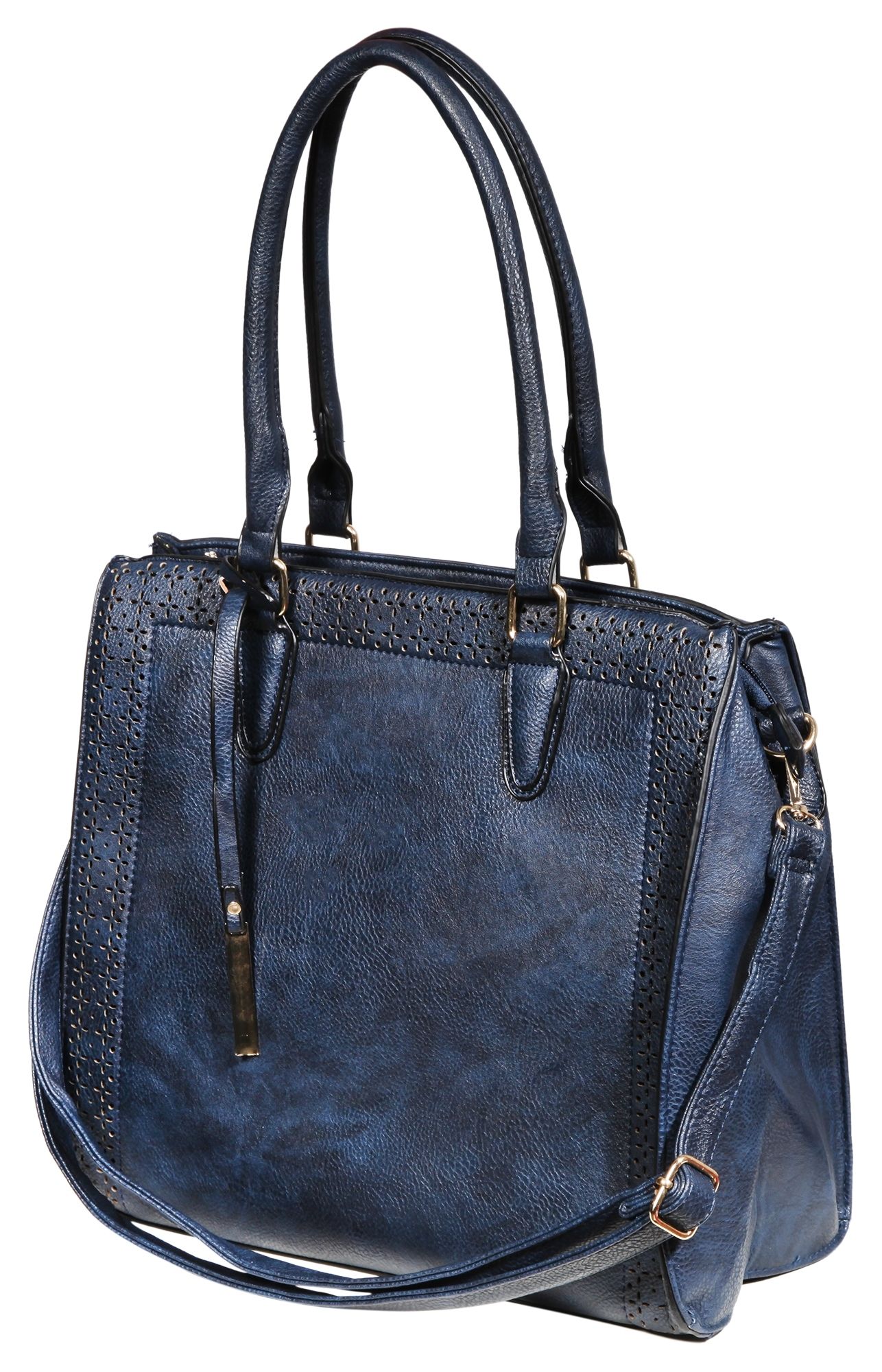Damen Handtasche aus Lederimitat, Maße: 34x30x12cm