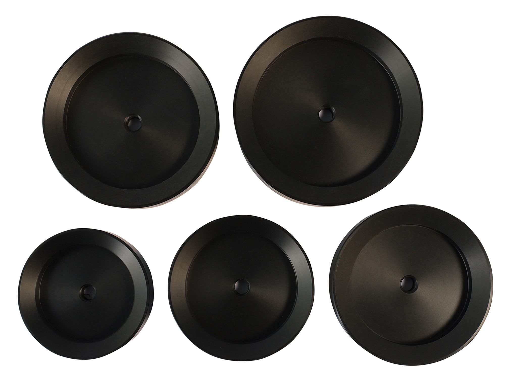 Druckstücke für Gehäuseschließer, 5 tlg., Ø 44 - 64 mm, Nr. CH-3038