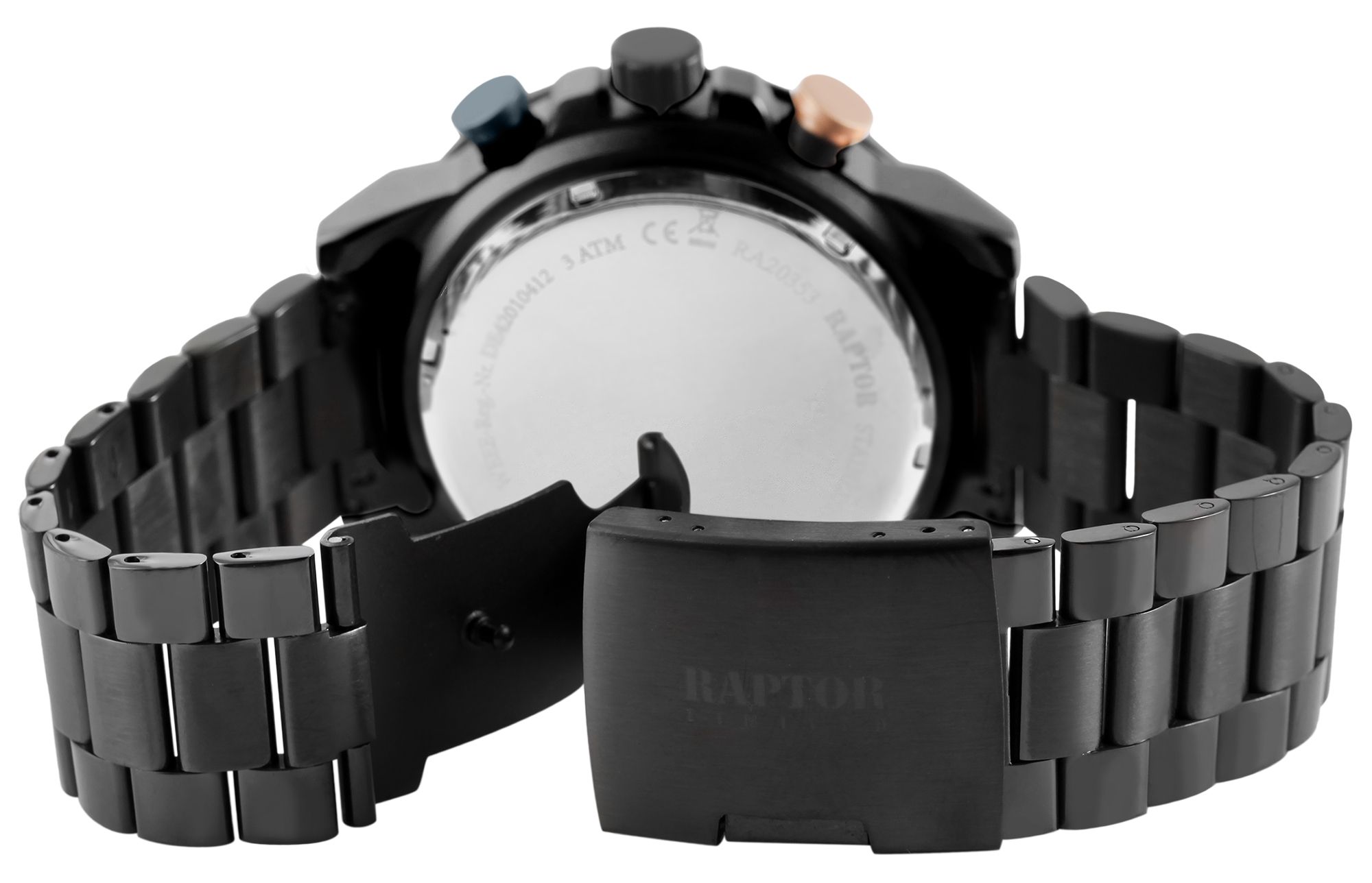 Raptor Limited Chronograph "Rakan" mit Edelstahlband