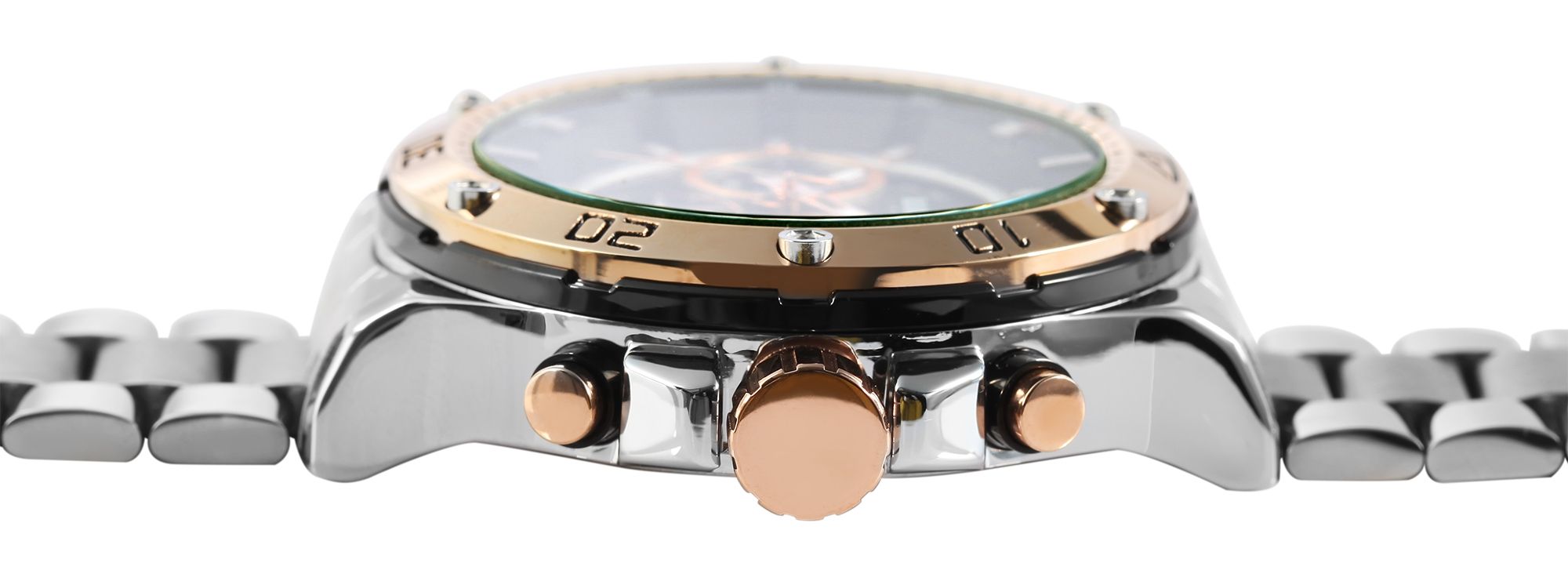 RAPTOR Chronograph "Majid" mit Edelstahlband