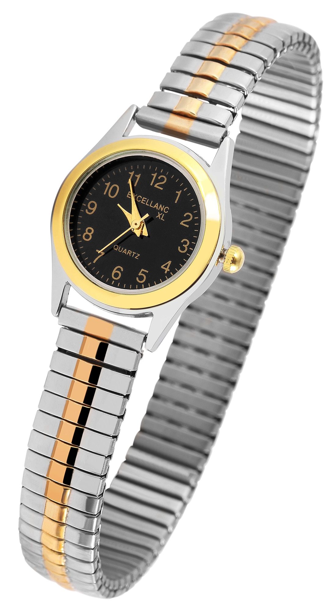 Excellanc Damenuhr mit Edelstahlzugband