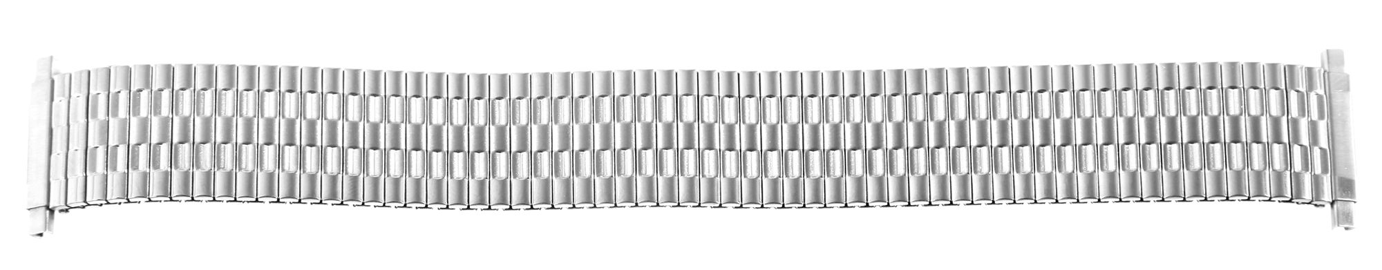 Edelstahl-Zugarmband, silberfarben, 14mm