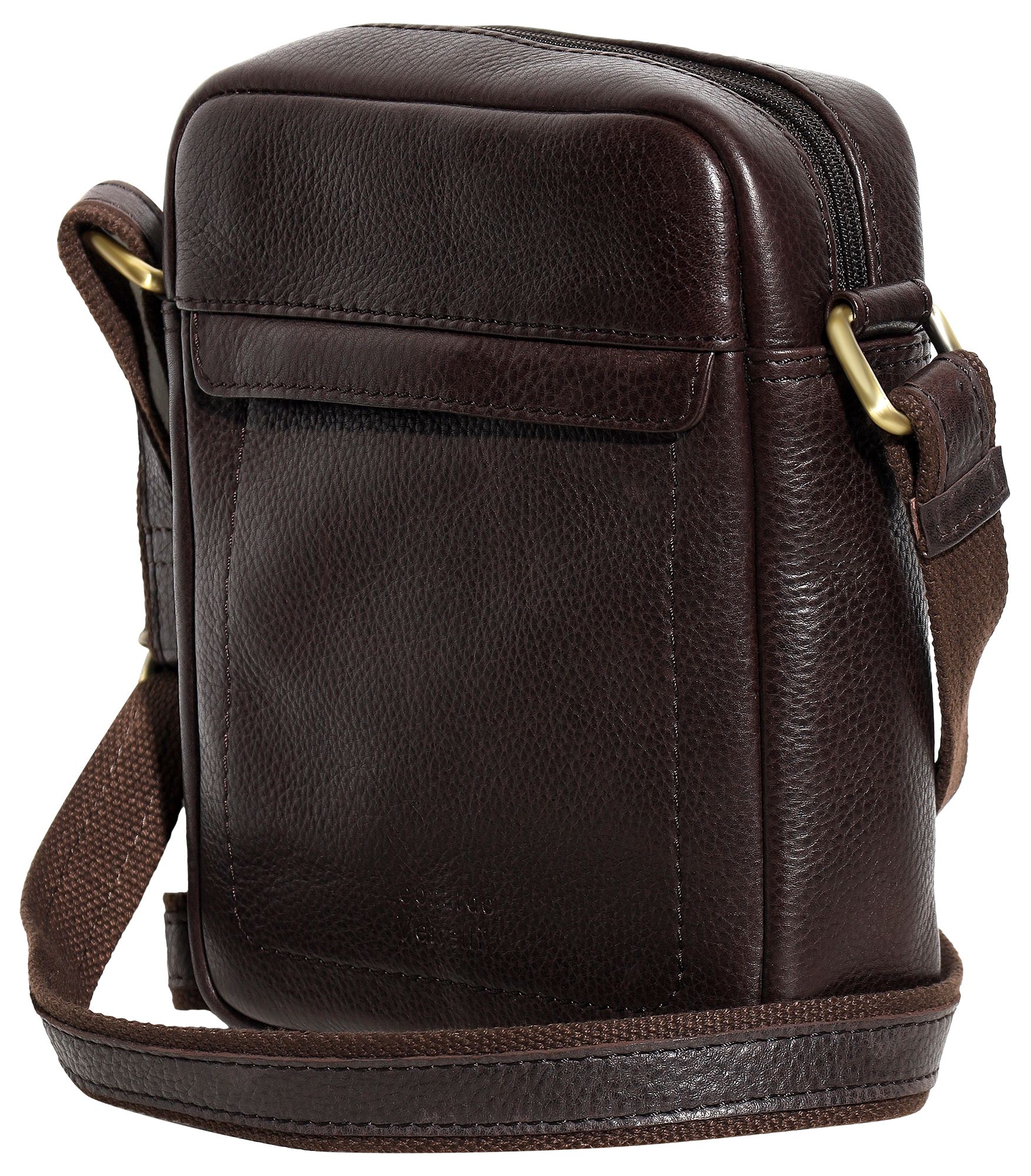 Leonardo Verrelli Crossbody-Tasche aus Echt Leder, Washed-Look