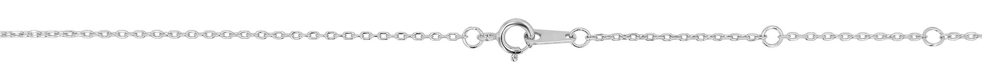 "Ando", 925/- Echt Silber Kette, Herz Anhänger, Süßwasserperle, silberfarben, rhodiniert