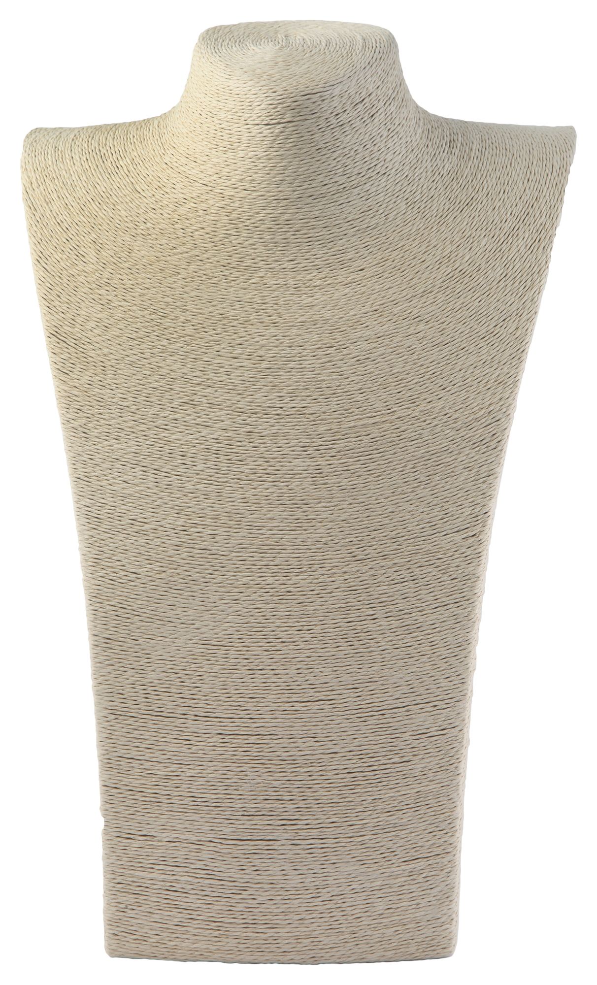 Büste, Bastfaser, beige, 36 cm x 23 cm
