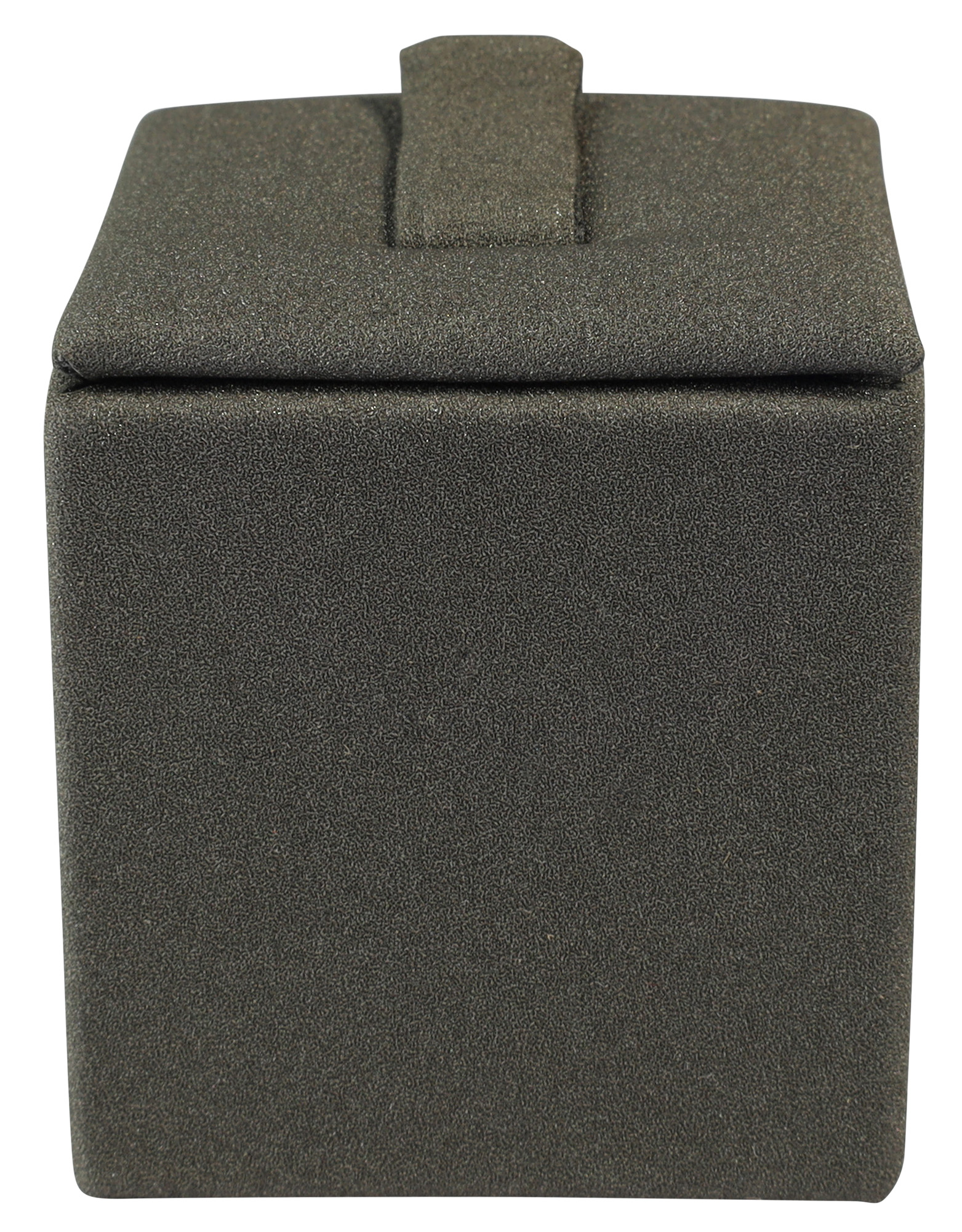 Ringaufsteller (Dekoserie Soft), PU-bezogen, Höhe 4 cm, grau