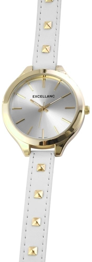 Excellanc Damenuhr mit Lederimitation-Wickelarmband