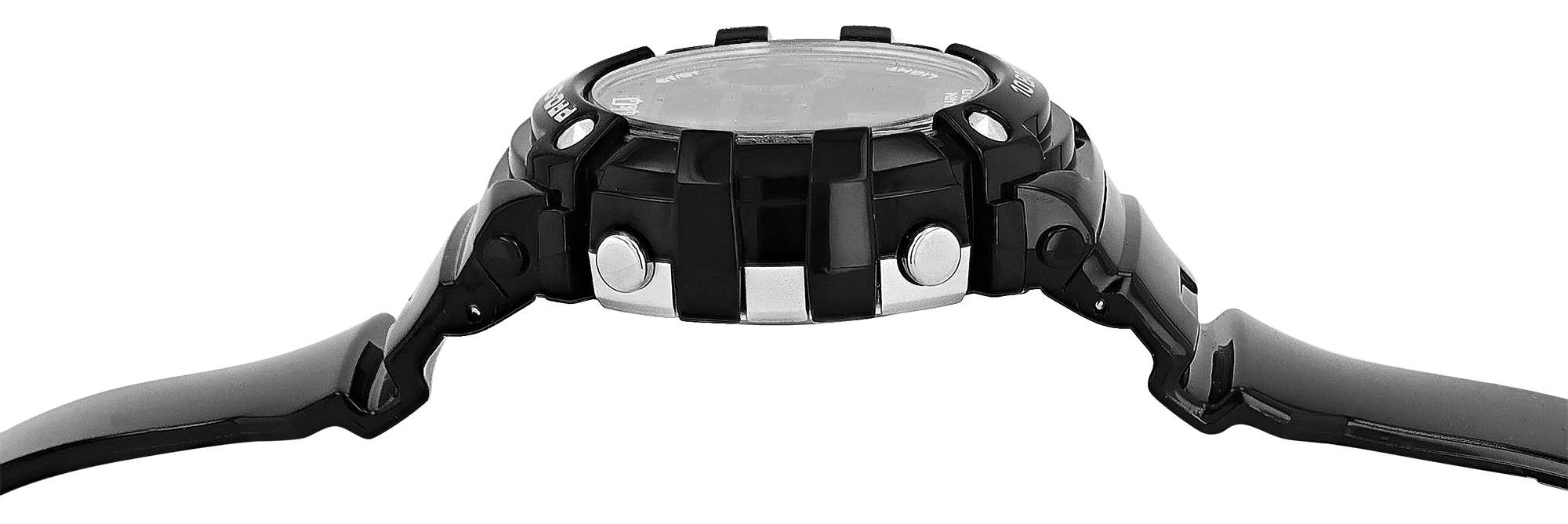 Q&Q Unisex-/Jugend Digitaluhr, Kunststoff, Silikonarmband, schwarz, 10 ATM, Ø 41 mm