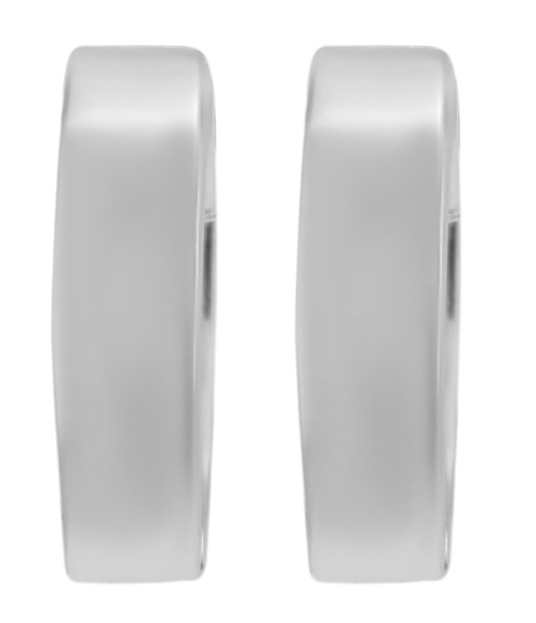 925/- Echt Silber Klappcreolen "Maren", 925/rhodiniert