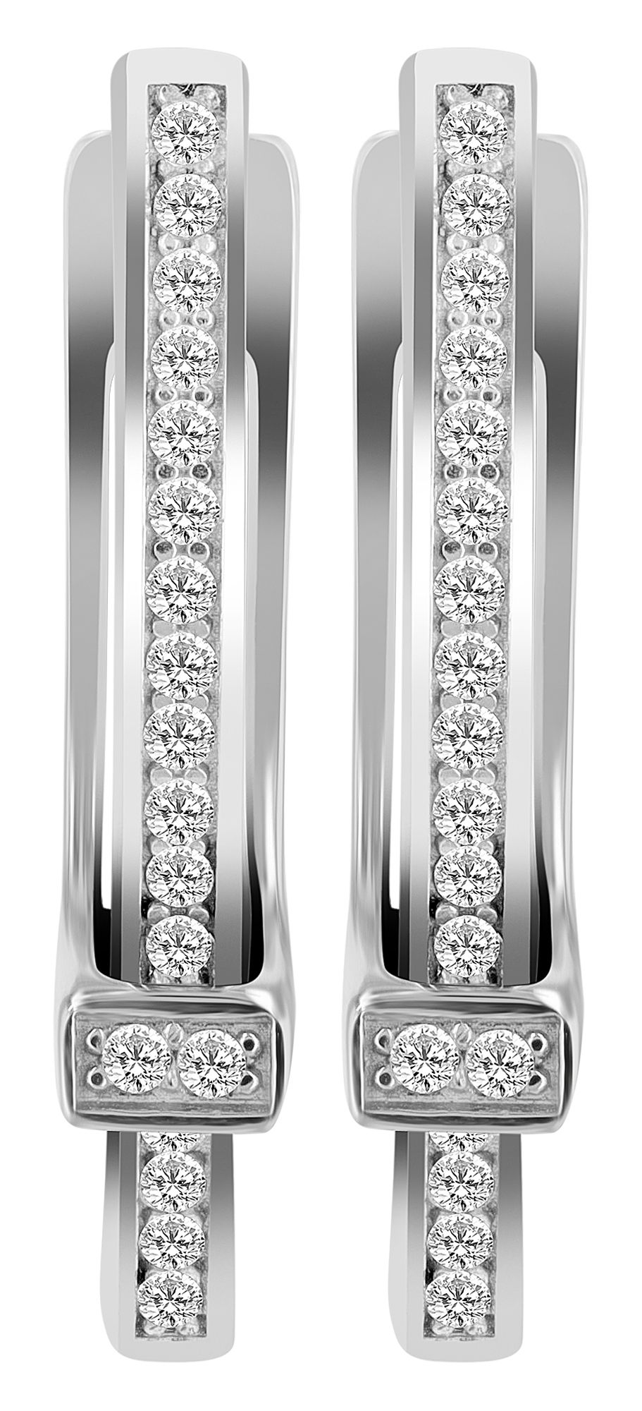 925/- Echt Silber Klapp-Creolen "Aurela"