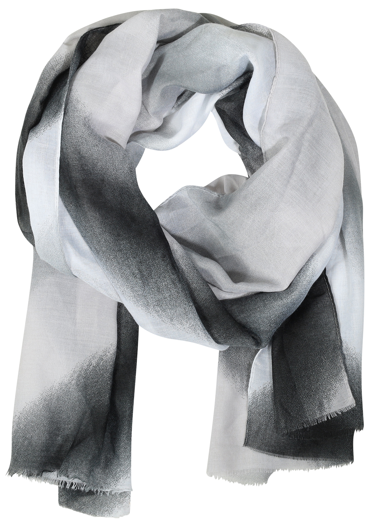 Schalpaket , schwarz/grau, 80 x 180 cm, 100% Viskose, VE 4