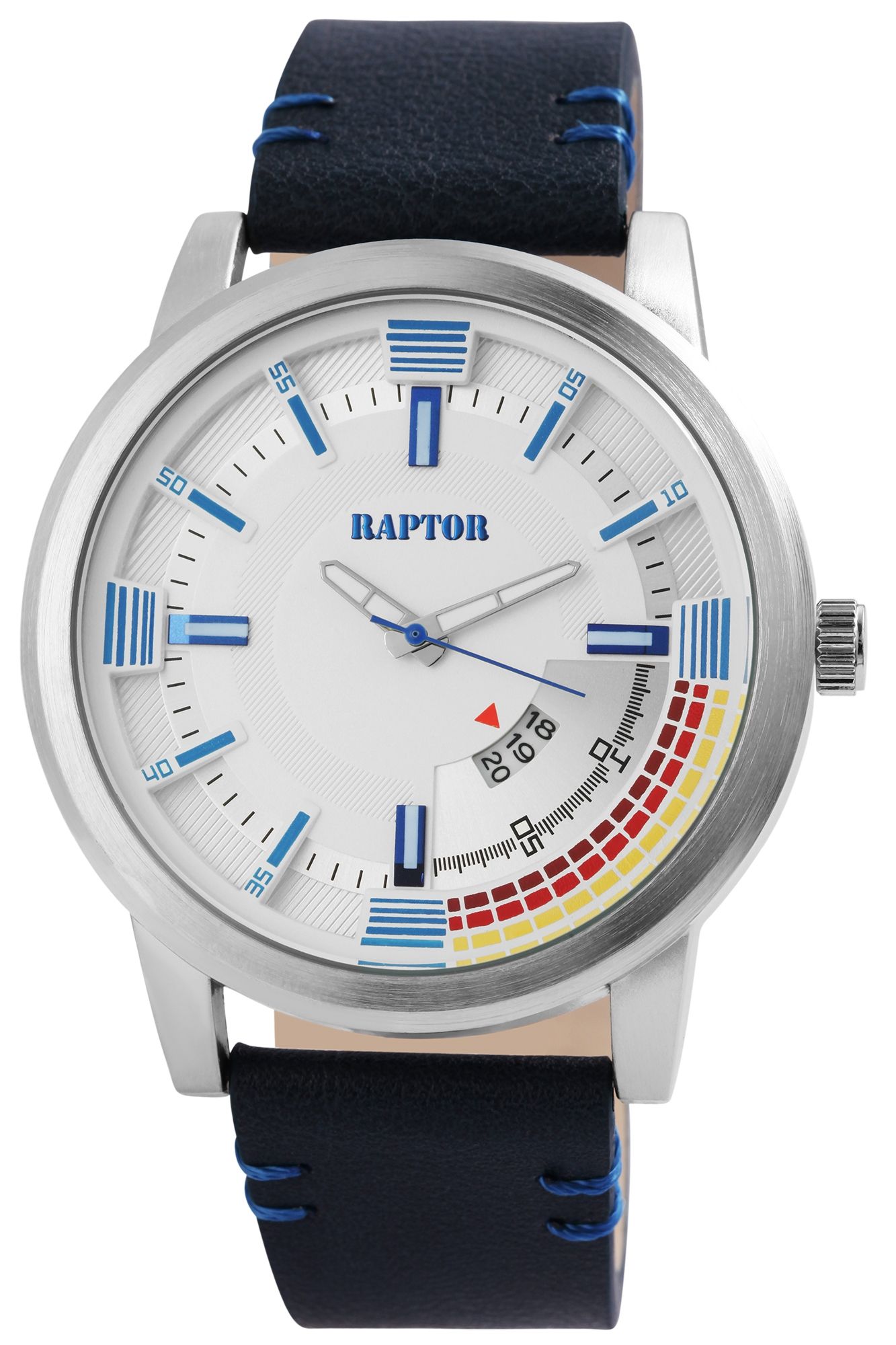 Raptor Herrenuhr "Accom" mit Echt Lederband
