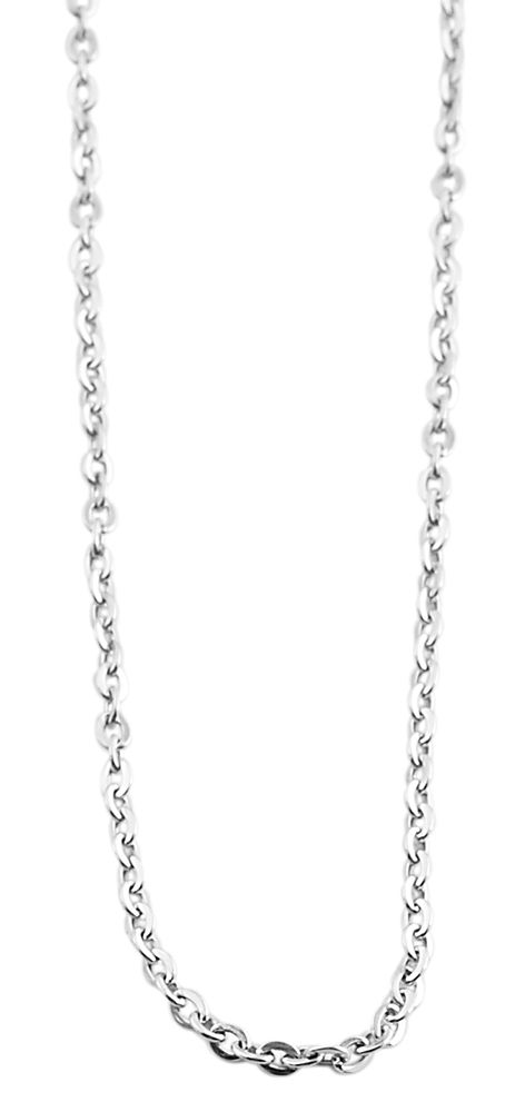 Akzent Edelstahl Unisex Ankerkette, Länge: 80 cm / Stärke: 1 mm