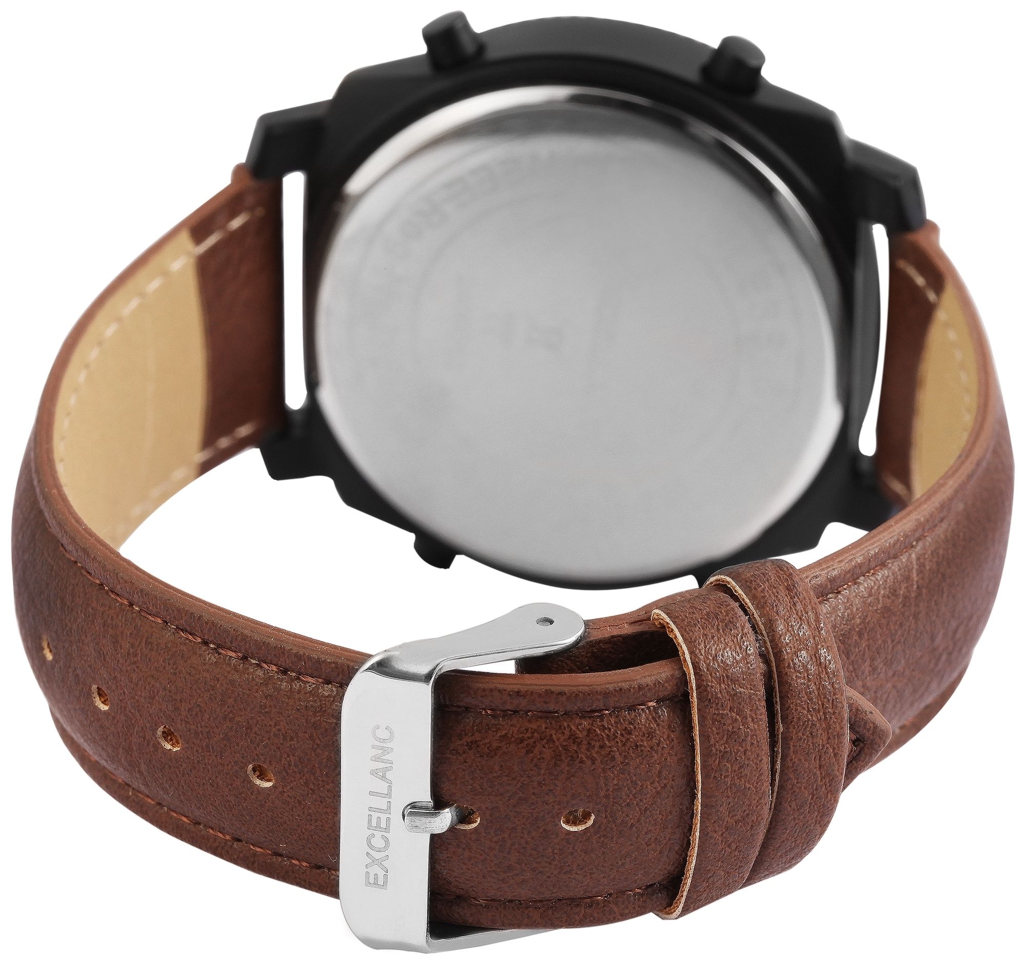 Excellanc Herren- Digitaluhr mt Band aus Lederimitat
