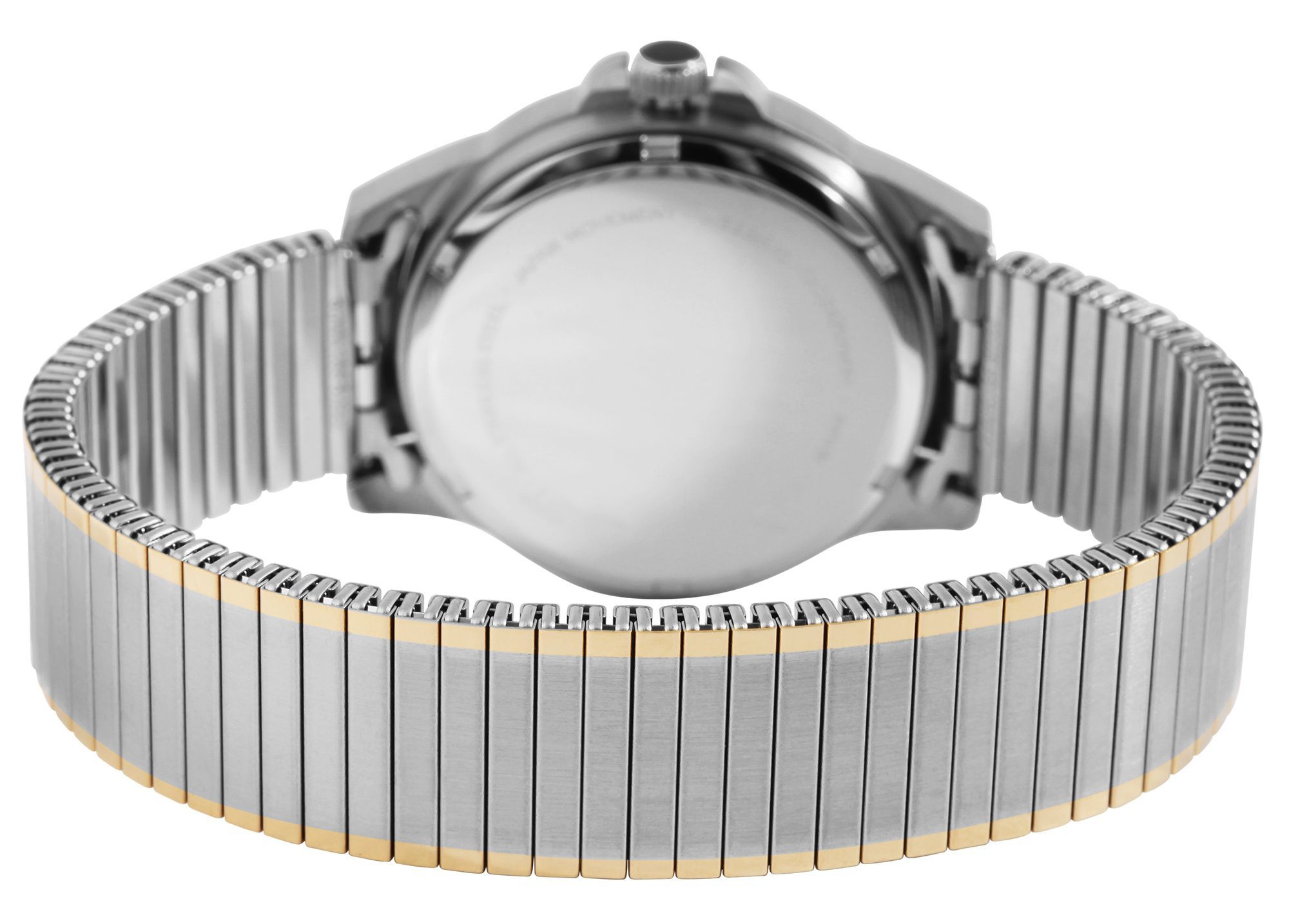 JUST Herrenuhr "Roswin"  Edelstahlzugband, Ø 38 mm, bicolor/ silberfarben