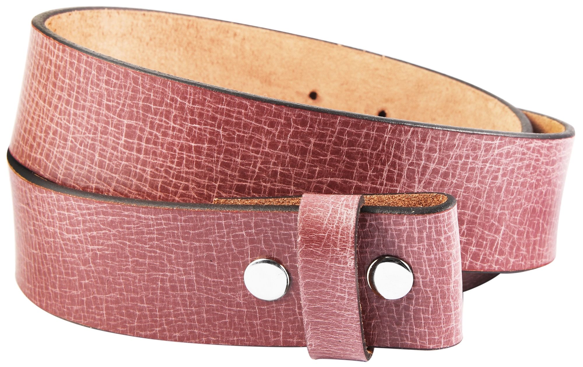 Leonardo Verrelli Echt Leder Gürtel, Länge 80 cm
