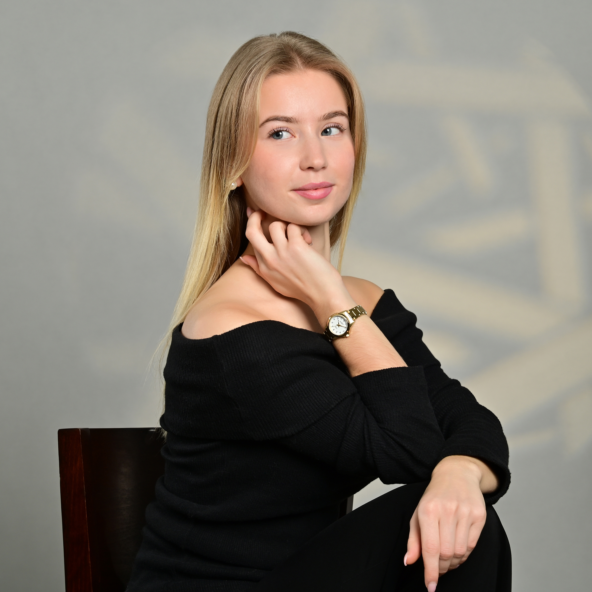 Just "Estia" Edelstahl Damenarmbanduhr