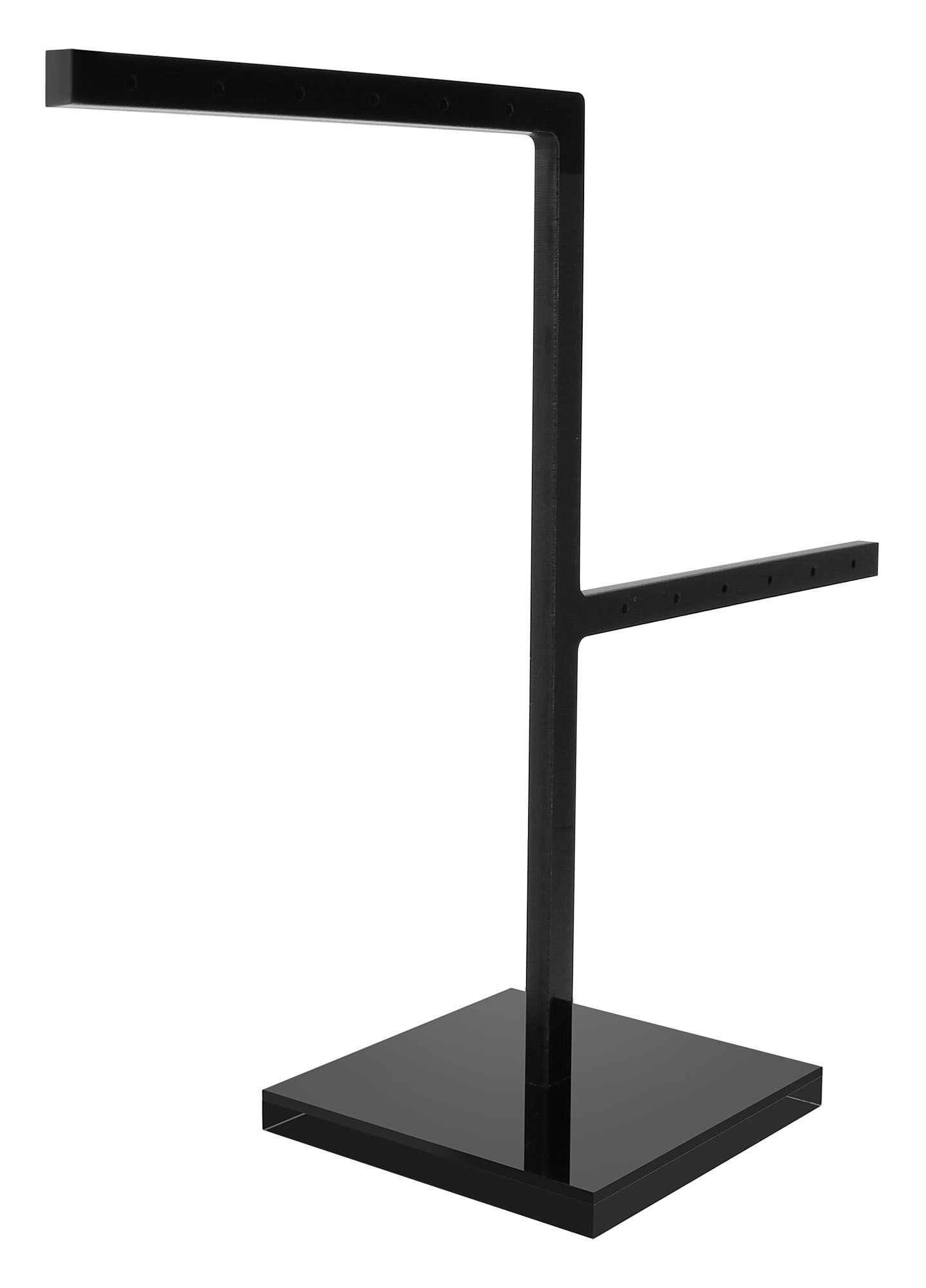 Acryl Aufsteller für 6 Paar Ohrringe(Dekoserie Glossy), schwarz