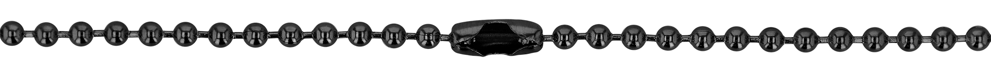 "Chamsa - Hand der Fatima" Edelstahl Kette mit Anhänger, 45 cm, schwarz