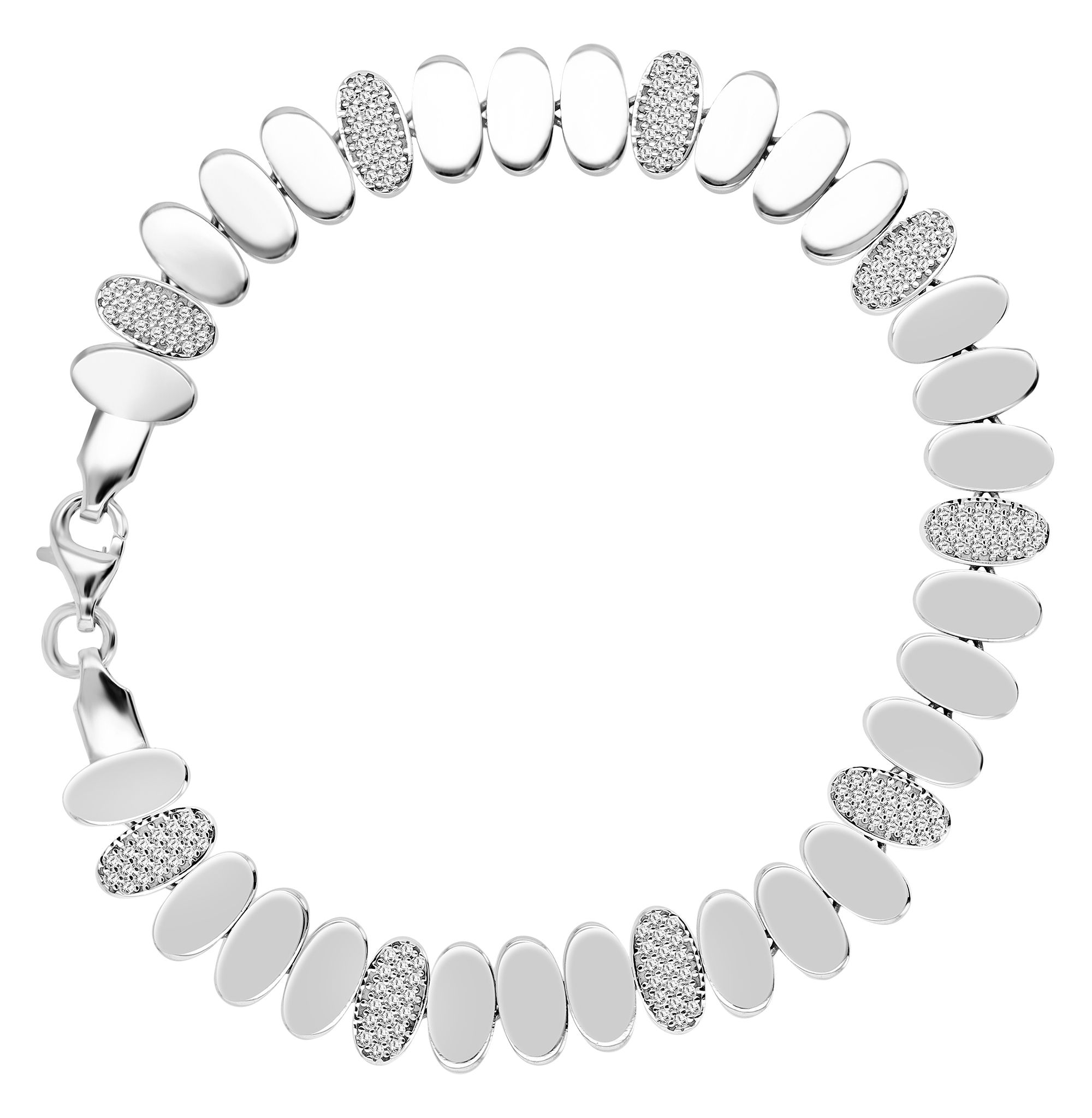585/-GOLD ARMBAND, 14ct, 19+1cm