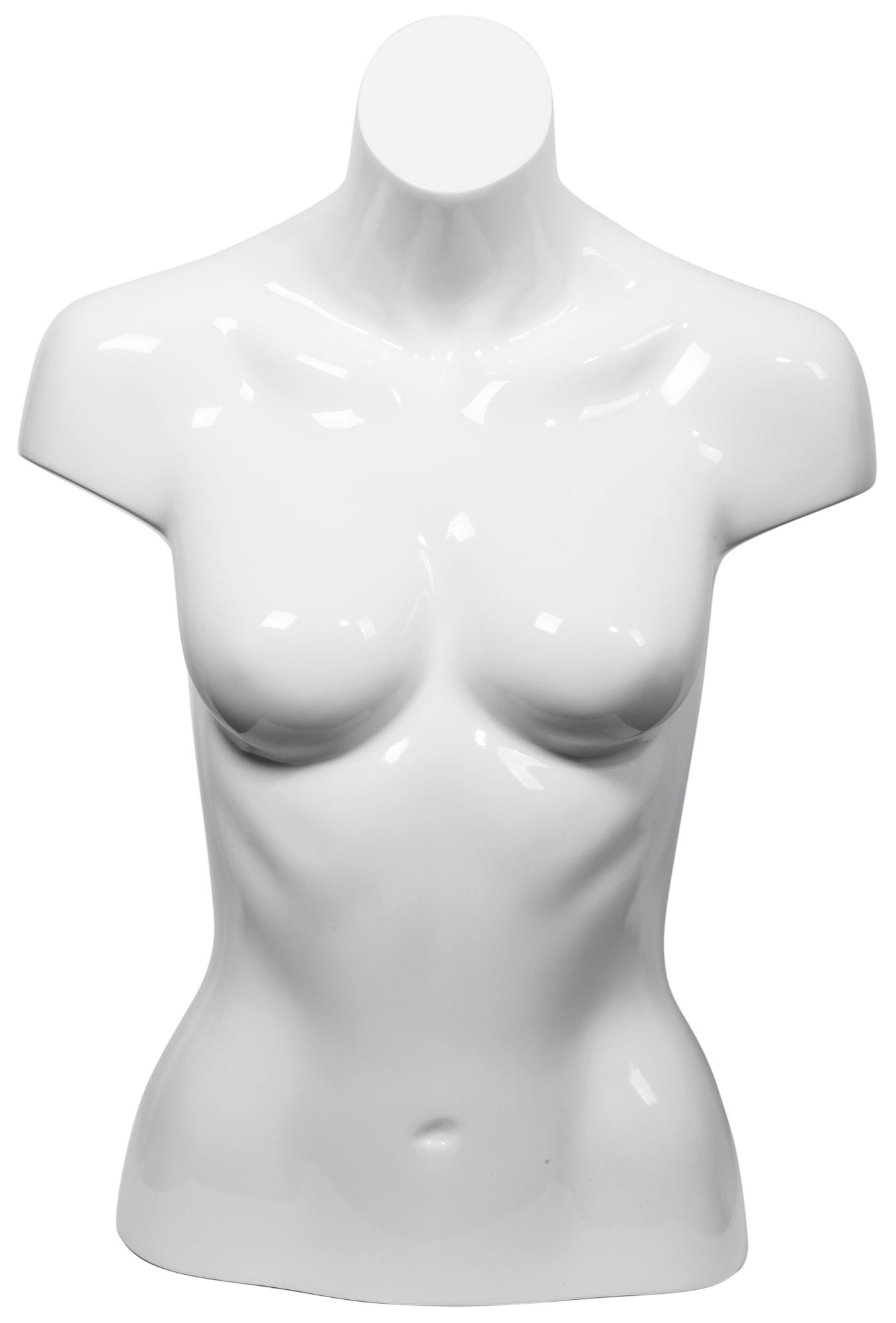 Büste/Torso, weiß, ohne Standfuß, mit Gebrauchsspuren, 20 cm x 40 cm x 60 cm