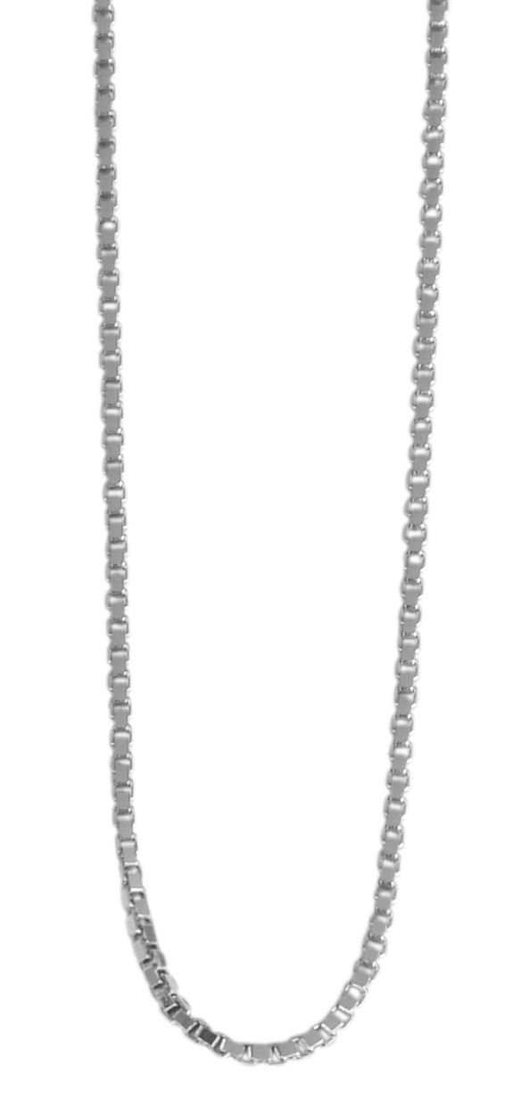 "Samir", 925/rh Echt Silber Kette, silberfarben, 50 cm