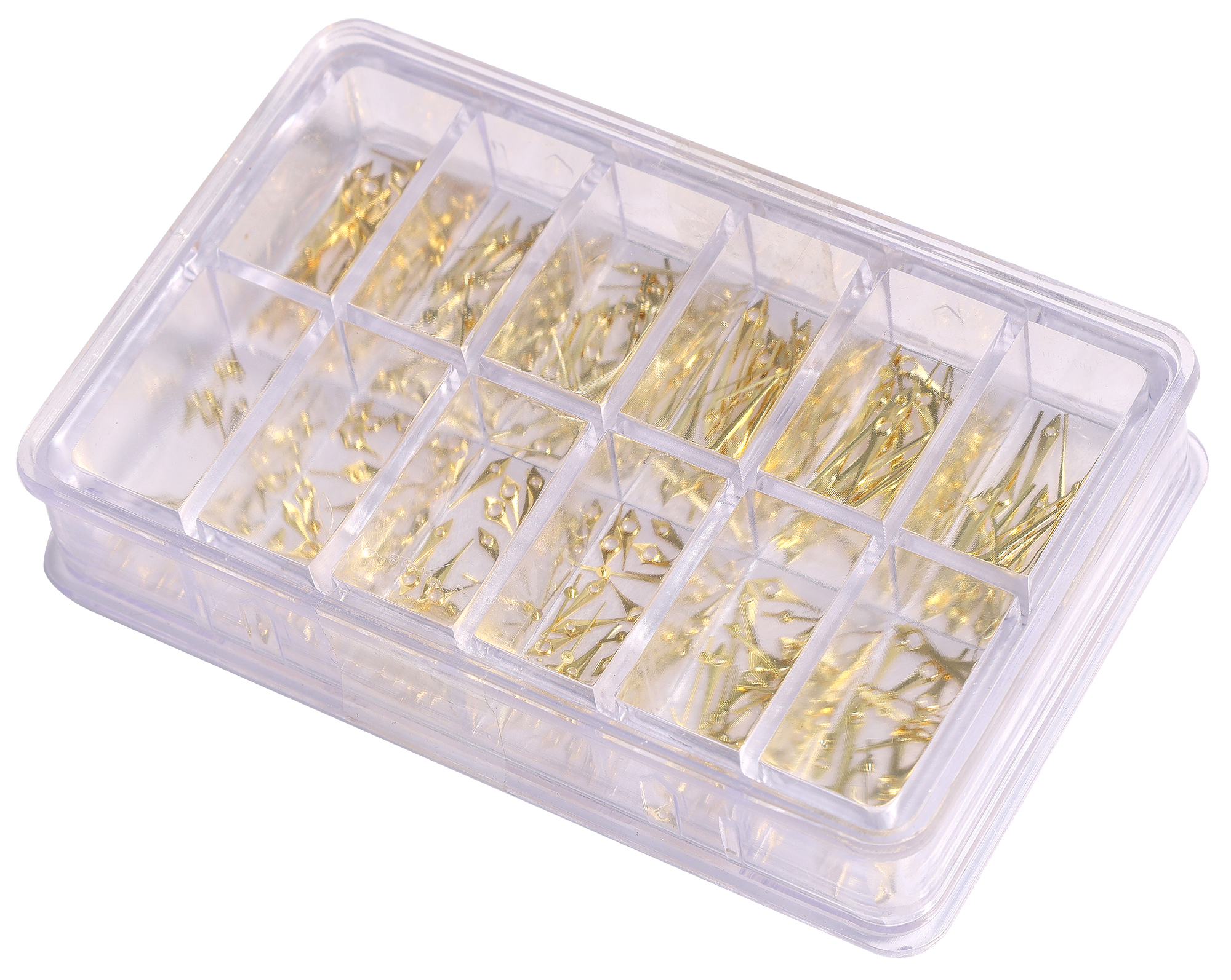 Uhrenzeiger Set, Metall, goldfarben