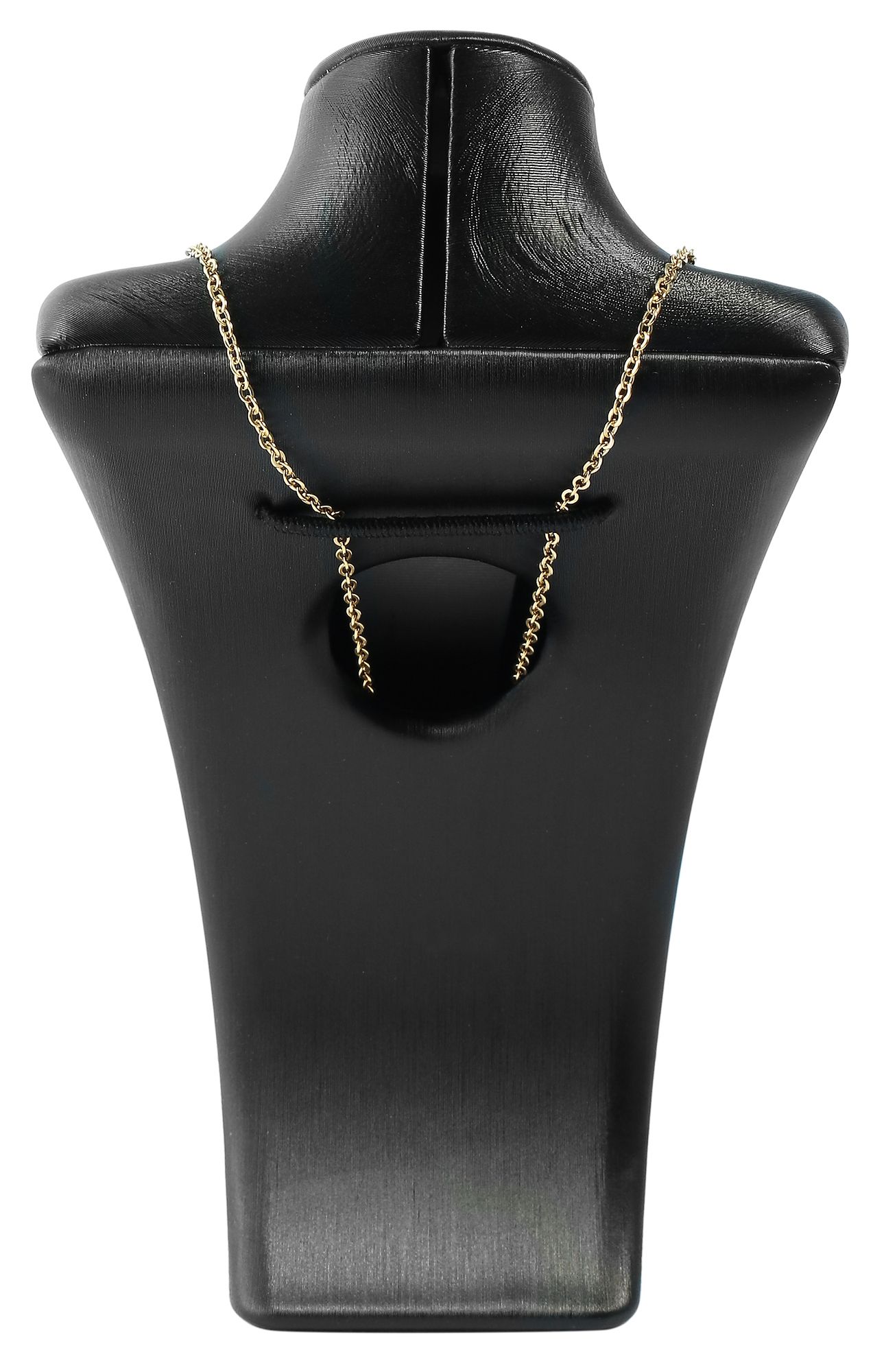 Büste (Dekoserie Bright), PU-bezogen, glänzend, 14 cm, schwarz