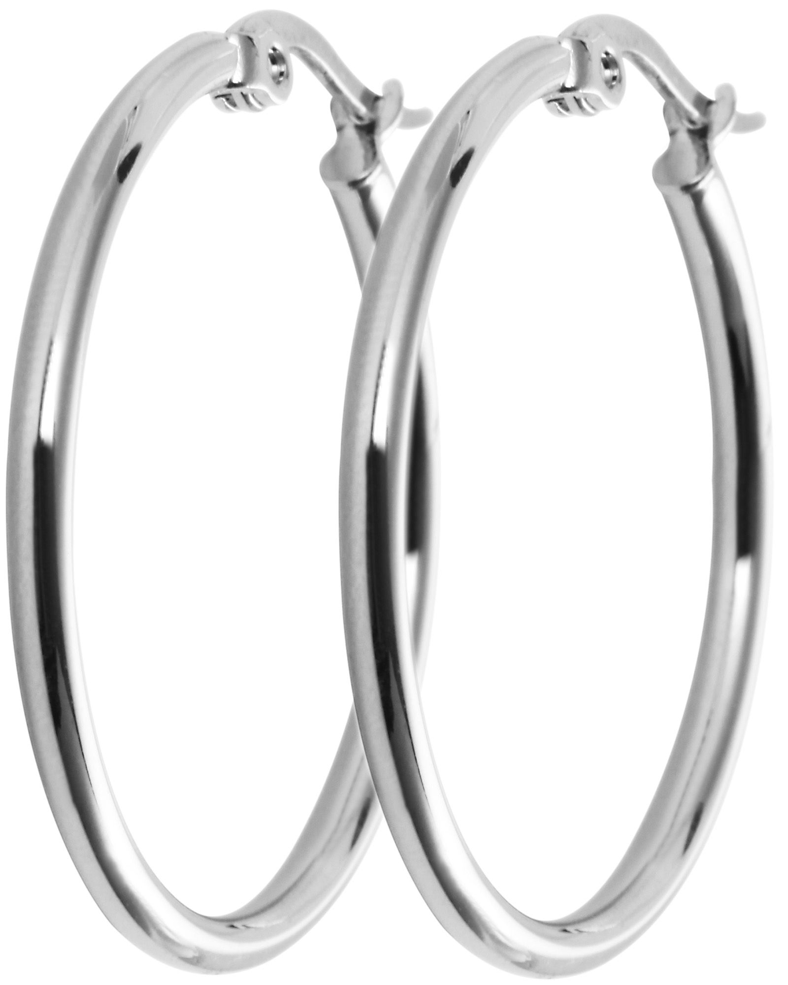 "Sheila"  Creolen aus Edelstahl, 3er Set (19mm/ 20mm/ 26mm), silberfarben