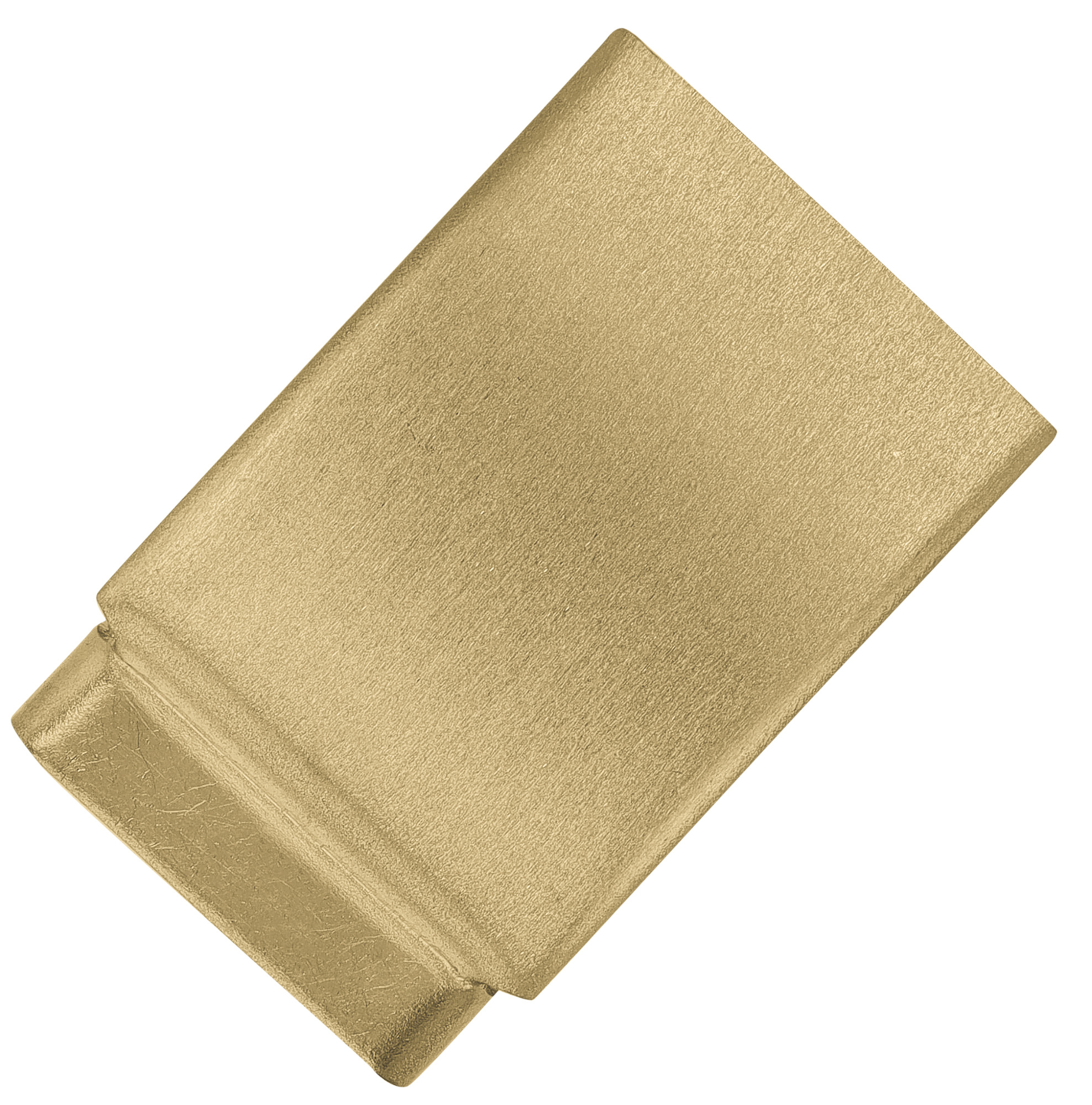 Metal-Verlängerungsglieder für Uhren-Faltschließen (+16 mm) – 16 mm (VE 6), goldfarben gebürstet