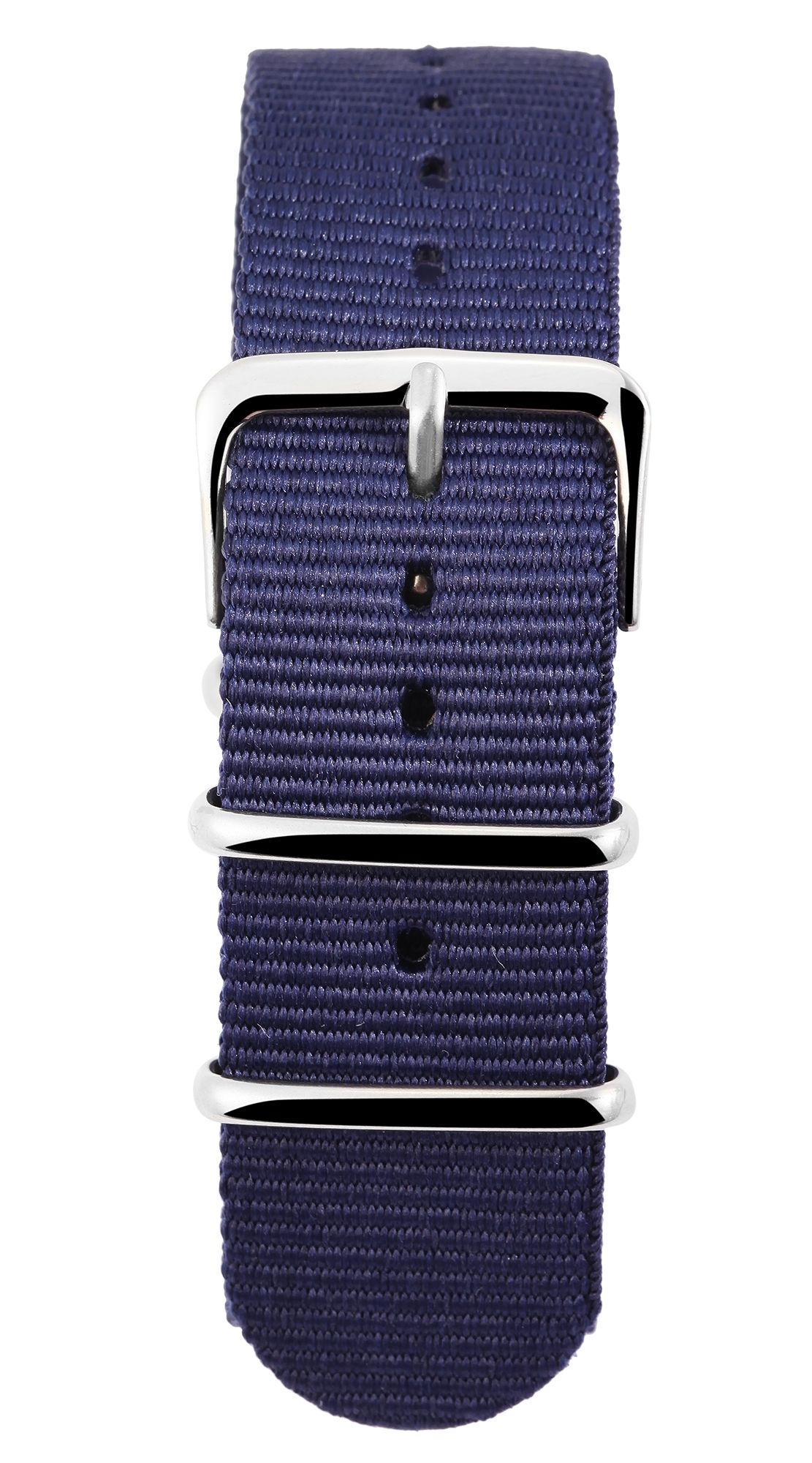 Nylon-Uhrenarmband im Nato-Stil, marineblau, 20 mm