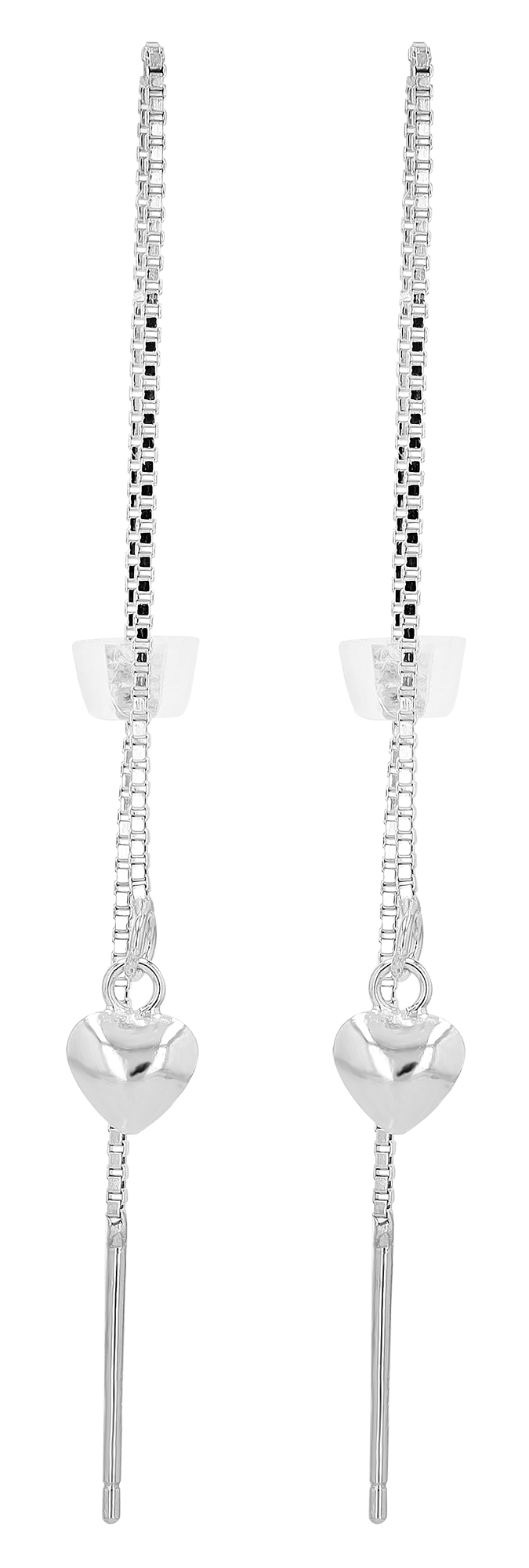 "Mirana" 925/- Echt Silber Ohrhänger silberfarbig rhodiniert