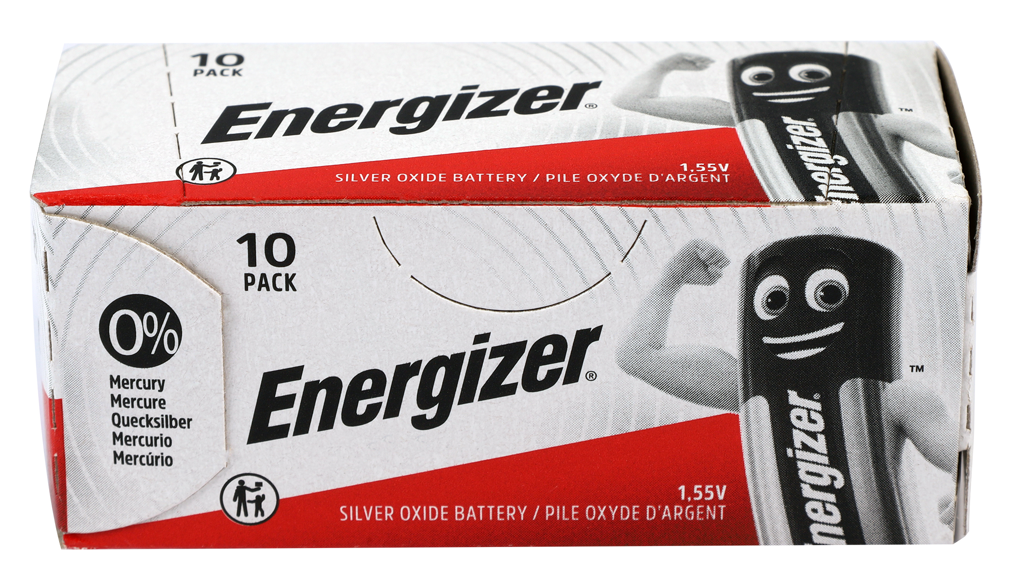 Energizer 321 Knopfzellen (10er-Pack) – 0% Quecksilber, 1,55V Silberoxid-Batterien