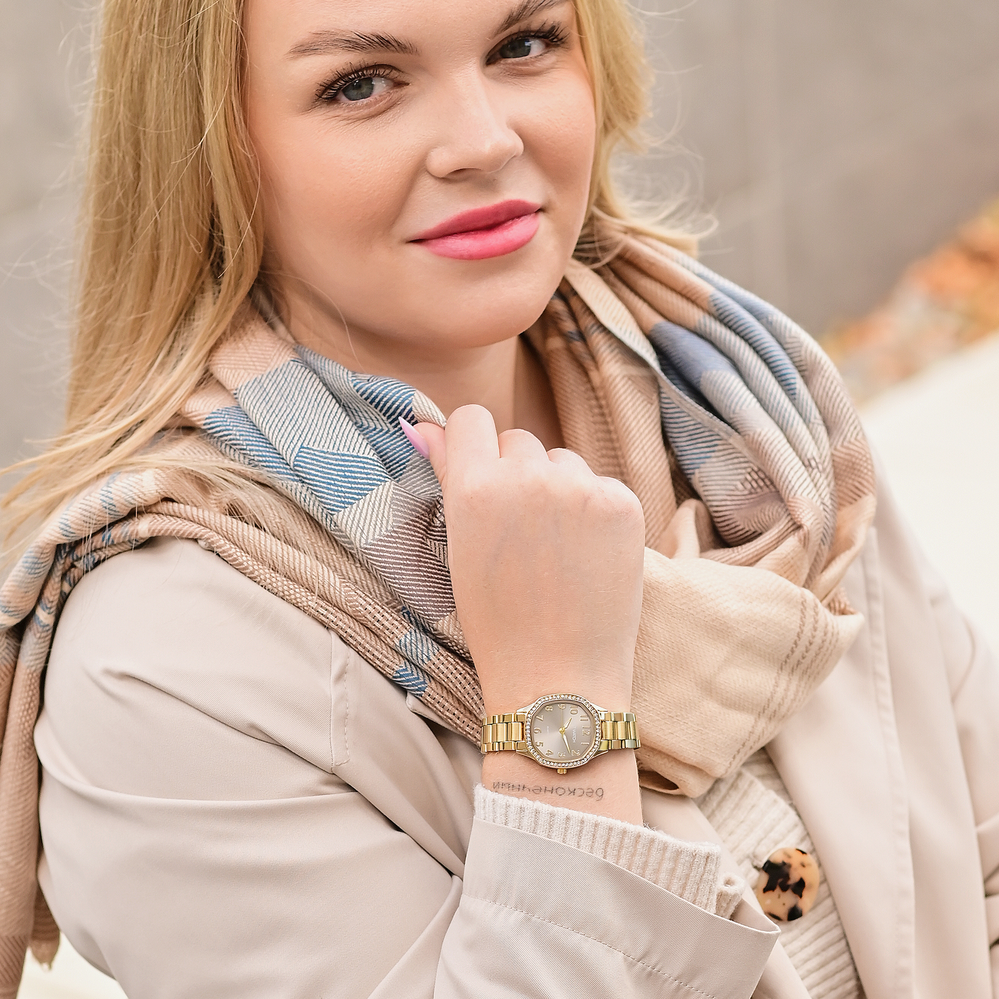 JUST WATCH Damenuhr mit Edelstahlarmband