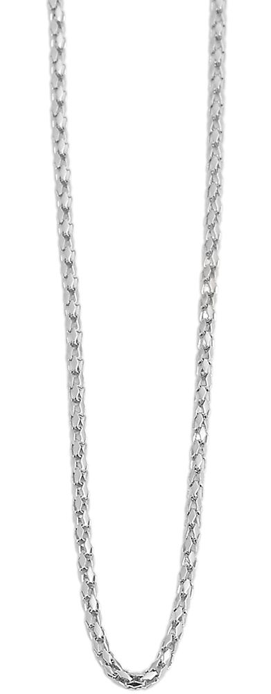 "Max", Akzent Koreanerkette aus Edelstahl, silberfarbig, Stärke 2mm