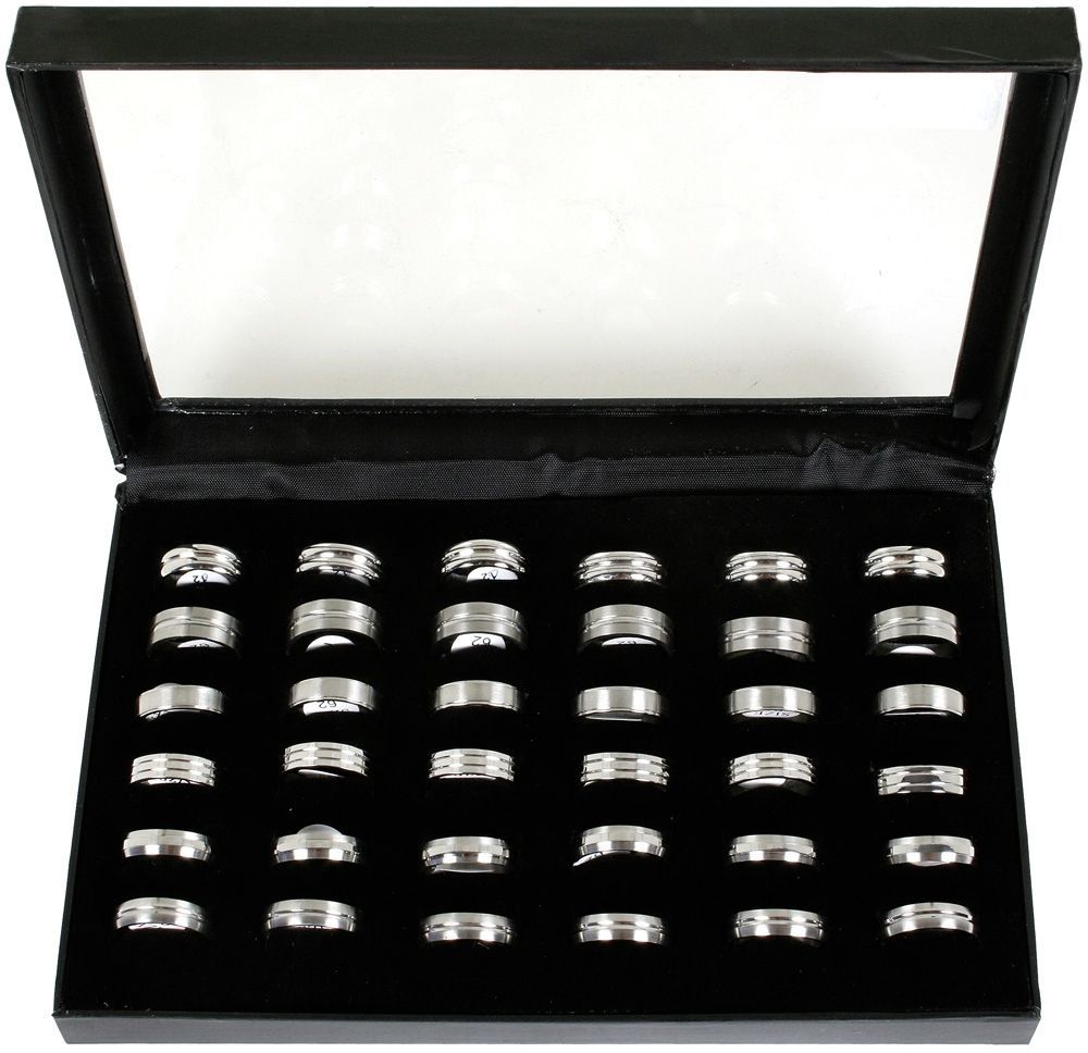 Unisex-Ring aus Edelstahl Gr. 70