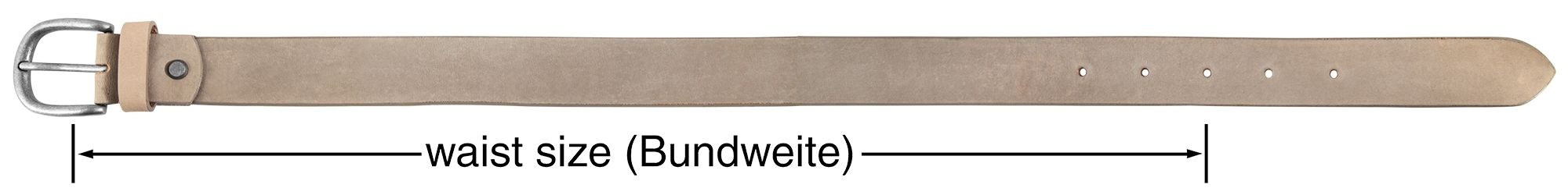 Leonardo Verrelli Echt Leder Gürtel, Länge 105 cm