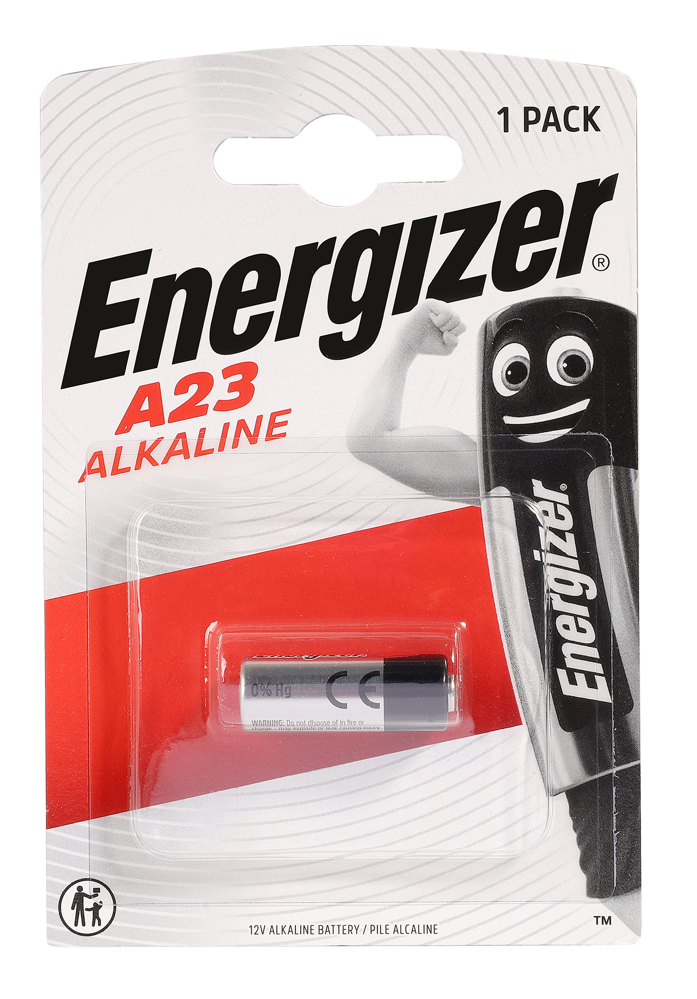 Energizer Alkaline A23 Spezial-Batterie 23 A Alkali-Mangan 12V - 12B, 55 mAh