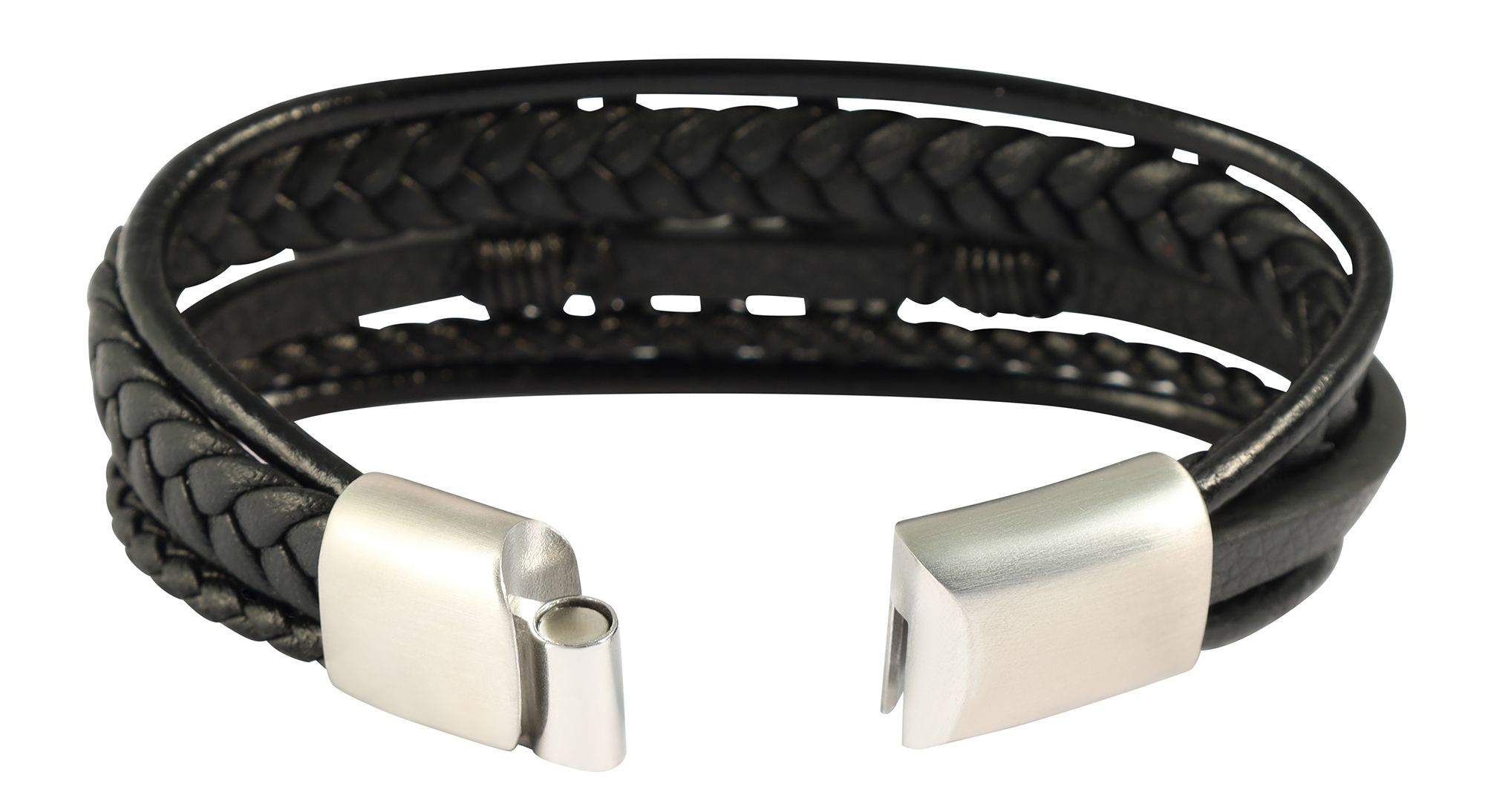 "Vito" - Lebensbaum, 19 cm, Armband aus Lederimitat, 4-VE