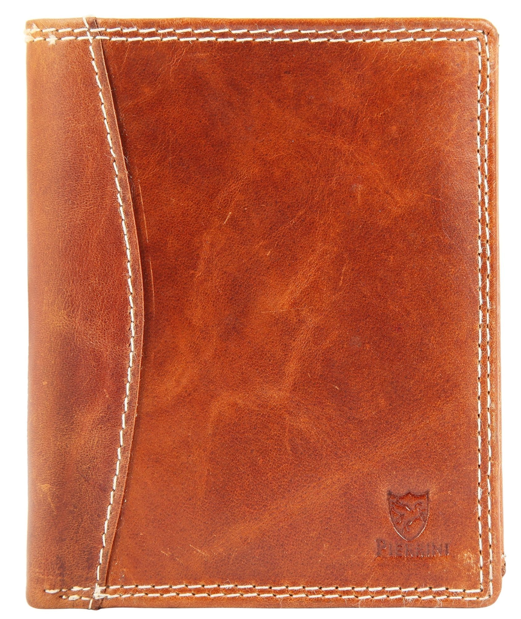 Pierrini Herren Geldbörse aus Echtleder. Format 10 x 12 cm.