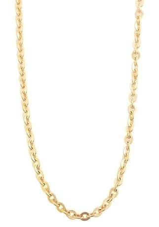 "Tiessa" Akzent Edelstahl Ankerkette Gr 42 cm/ 2 mm, goldfarben