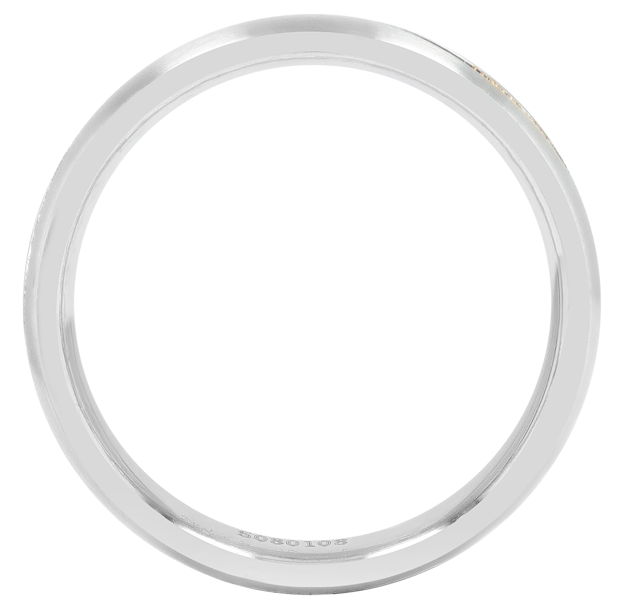 "Exotic Wave" Herren-Partnerring, Akzent.  Edelstahl, bicolor (silberfarben/ goldfarben), Gr 54