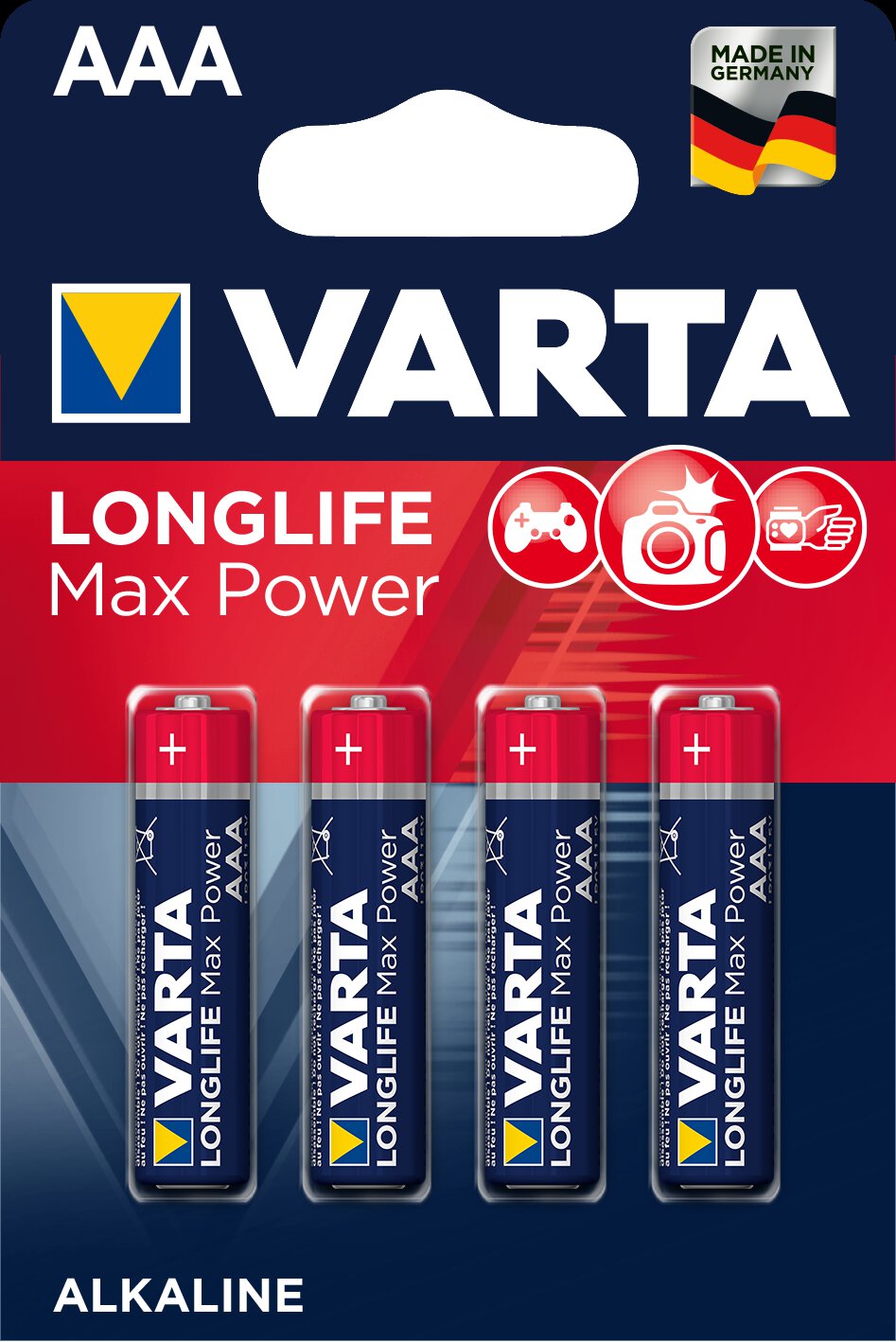 VARTA Max Tech AAA, 4er Blister