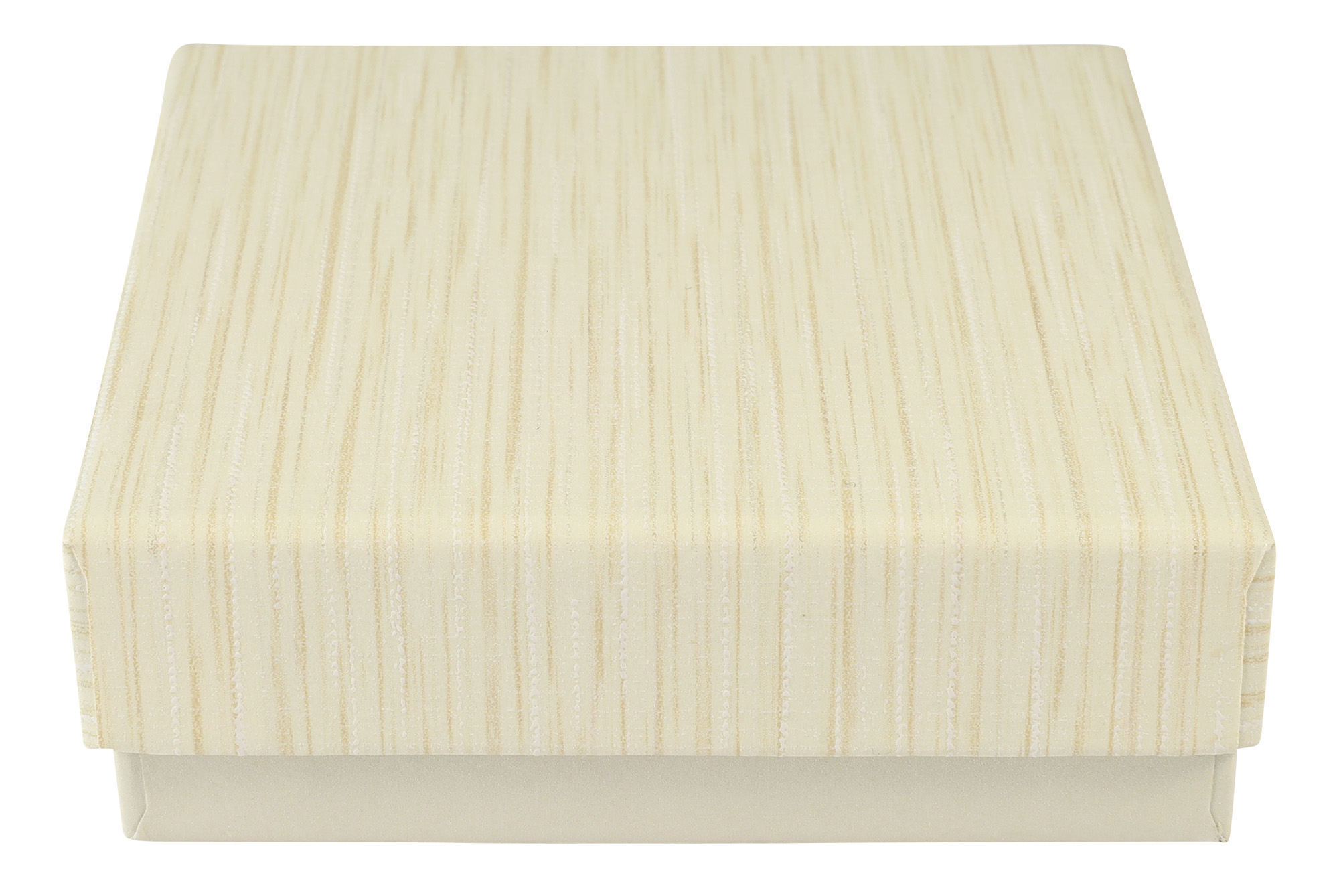 Papp Schmuckboxen, creme, VE12, 9 x 9 cm